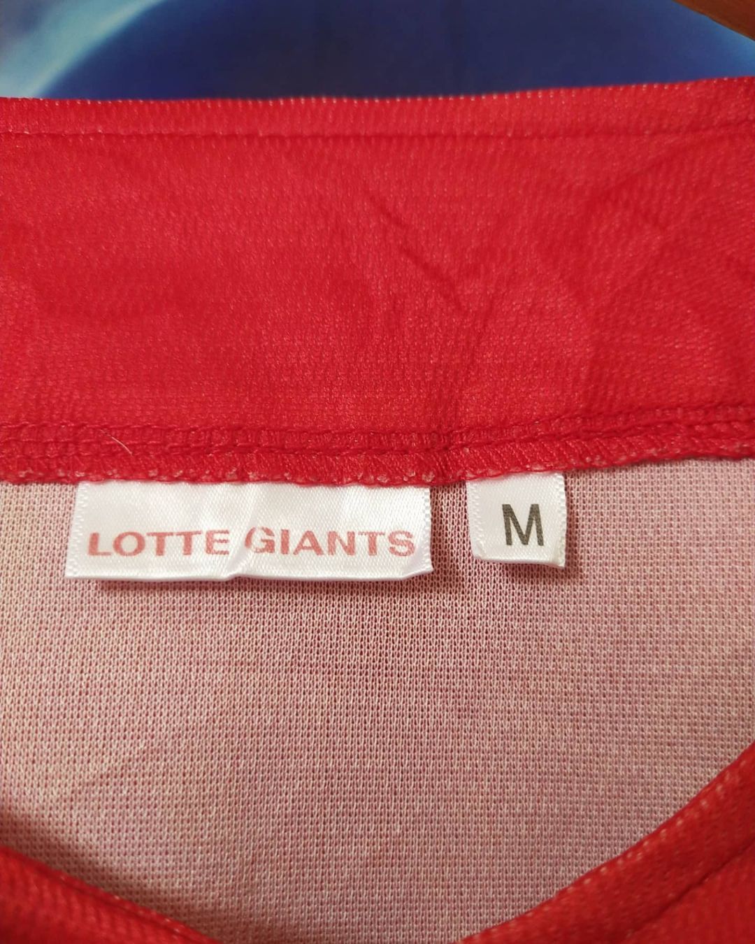 Japanese Brand Lotte Giants Red Baseball Jersey Size US M / EU 48-50 / 2 - 5 Thumbnail