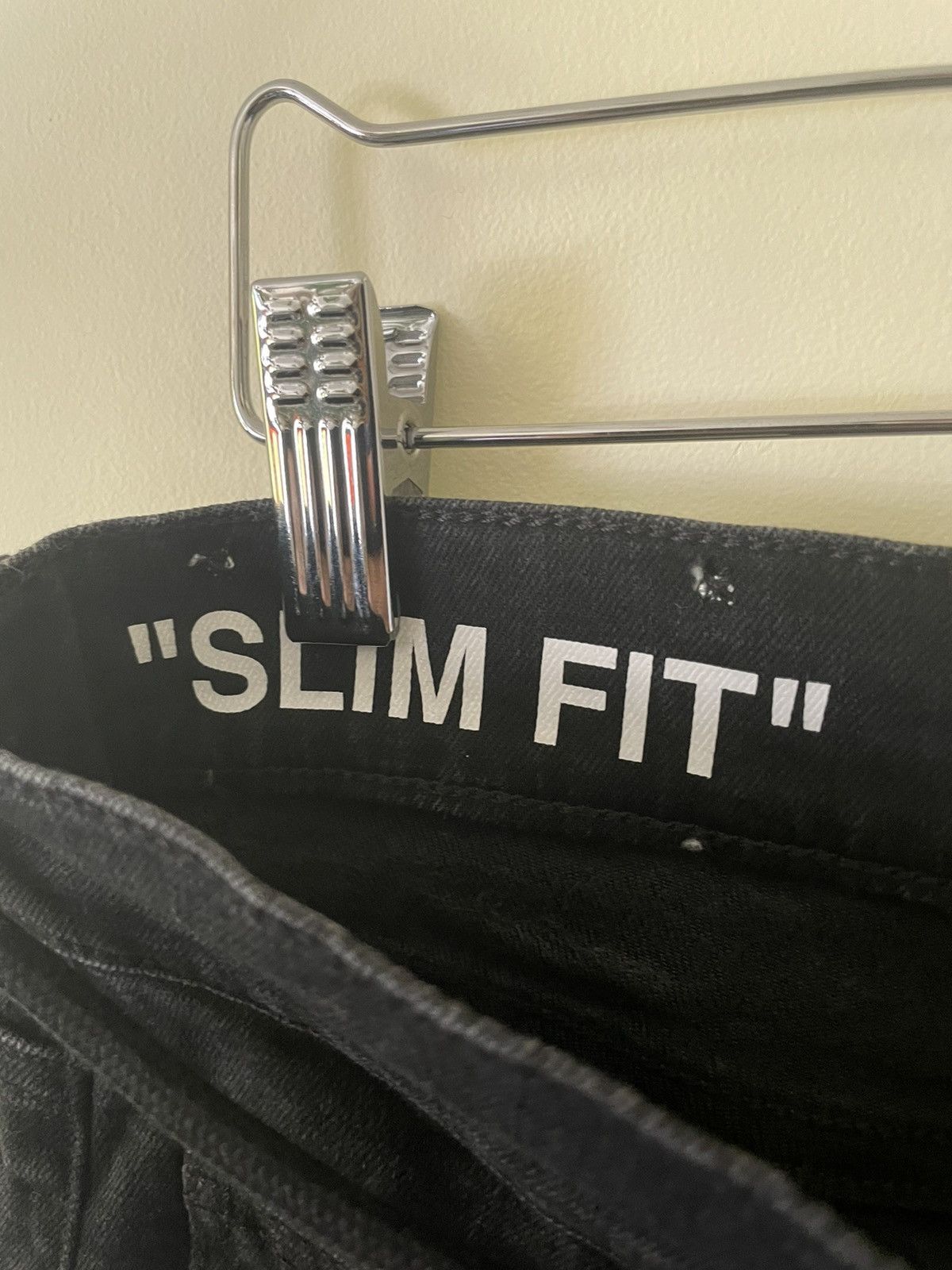 Off-White Off White Checkered Back “Slim Fit” Jeans Size US 32 / EU 48 - 5 Thumbnail