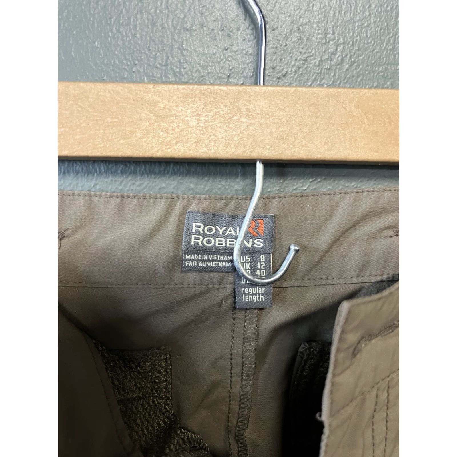 Royal Robbins VINTAGE Royal Robbins Womens Brown Outdoor Nylon Hiking Pants 8 Brown Nylon Chino Pants Womens 性(?) Size 30" / US 8 / IT 44 - 3 Thumbnail