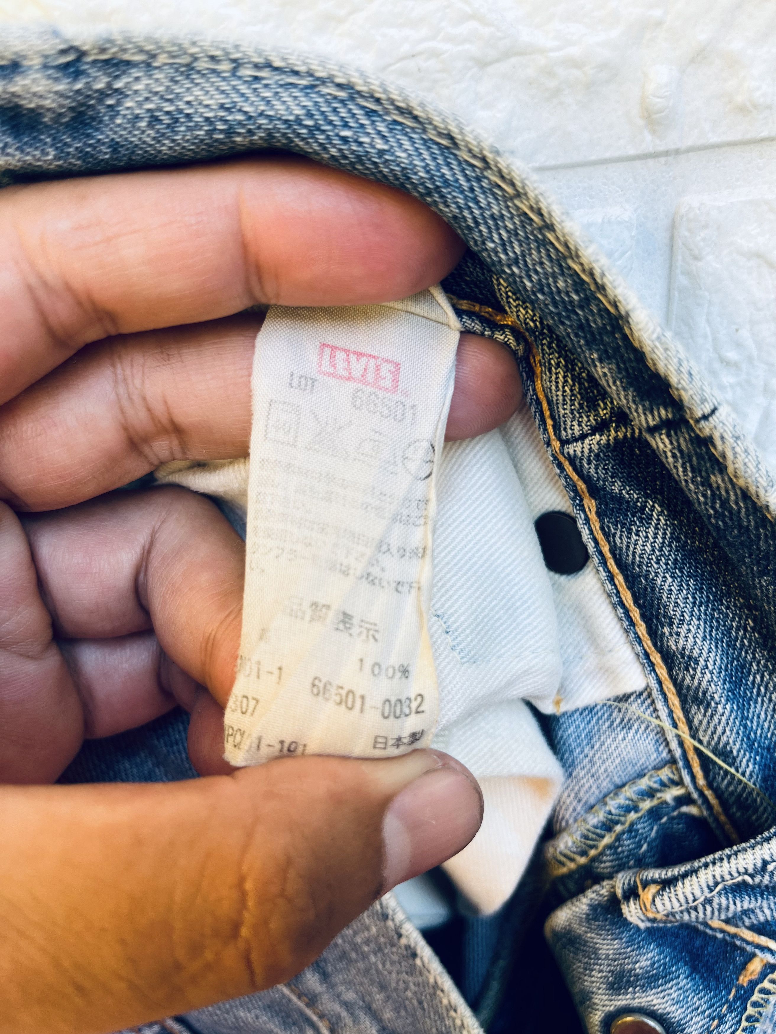 Levi's Vintage Clothing × Vintage Vintage Levis Big E Selvage Designed Fashion Style Size US 33 - 22 Thumbnail