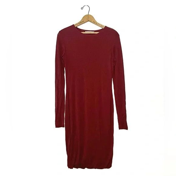 Acne Studios Acne Studios | Red Long Sleeve Dress Size M / US 6-8 / IT 42-44 - 2 Thumbnail