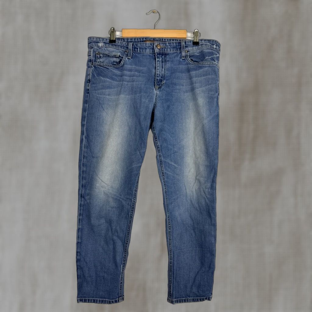 Vintage Joes Jeans Slouchy High Water Light Wash 36x 26 Straight Leg Women Jeans 36 Blue 90s? (Wait) Size 25" / US 0 / IT 36 - 1 Thumbnail