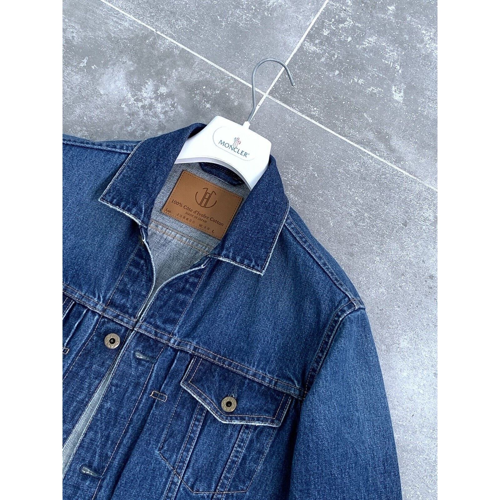 Japan Blue × Japanese Brand Men's JAPAN BLUE JEANS Denim Trucker Jacket Bomber Coat S-M Size US M / EU 48-50 / 2 - 6 Thumbnail