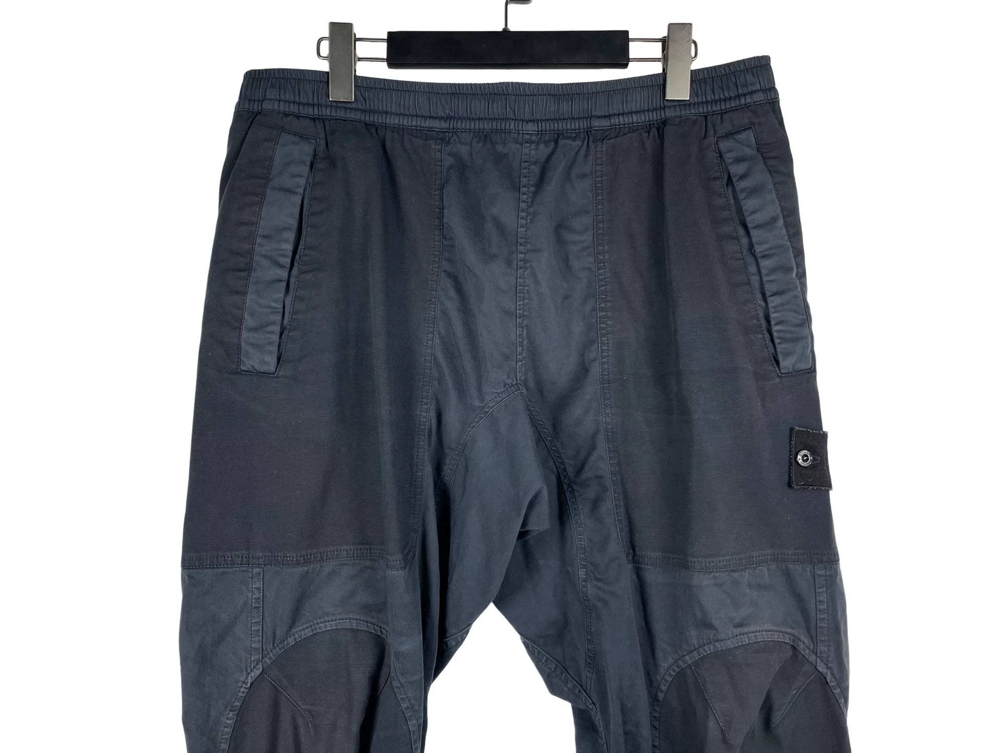 Stone Island Stone Island Ghost Blue-Black Colorblock Cargo Pants Size US 36 / EU 52 - 3 Thumbnail