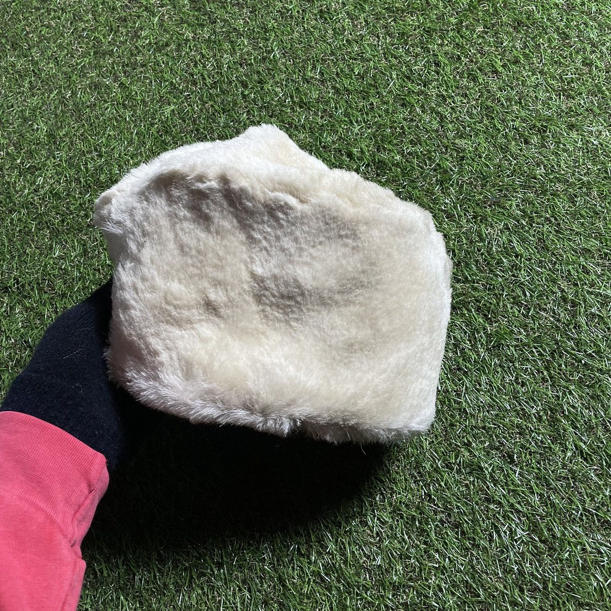 Vintage Vintage Y2K Fuzzy Mohair Beanie Alt Goth Ushanka Cream OS Size ONE SIZE - 3 Thumbnail