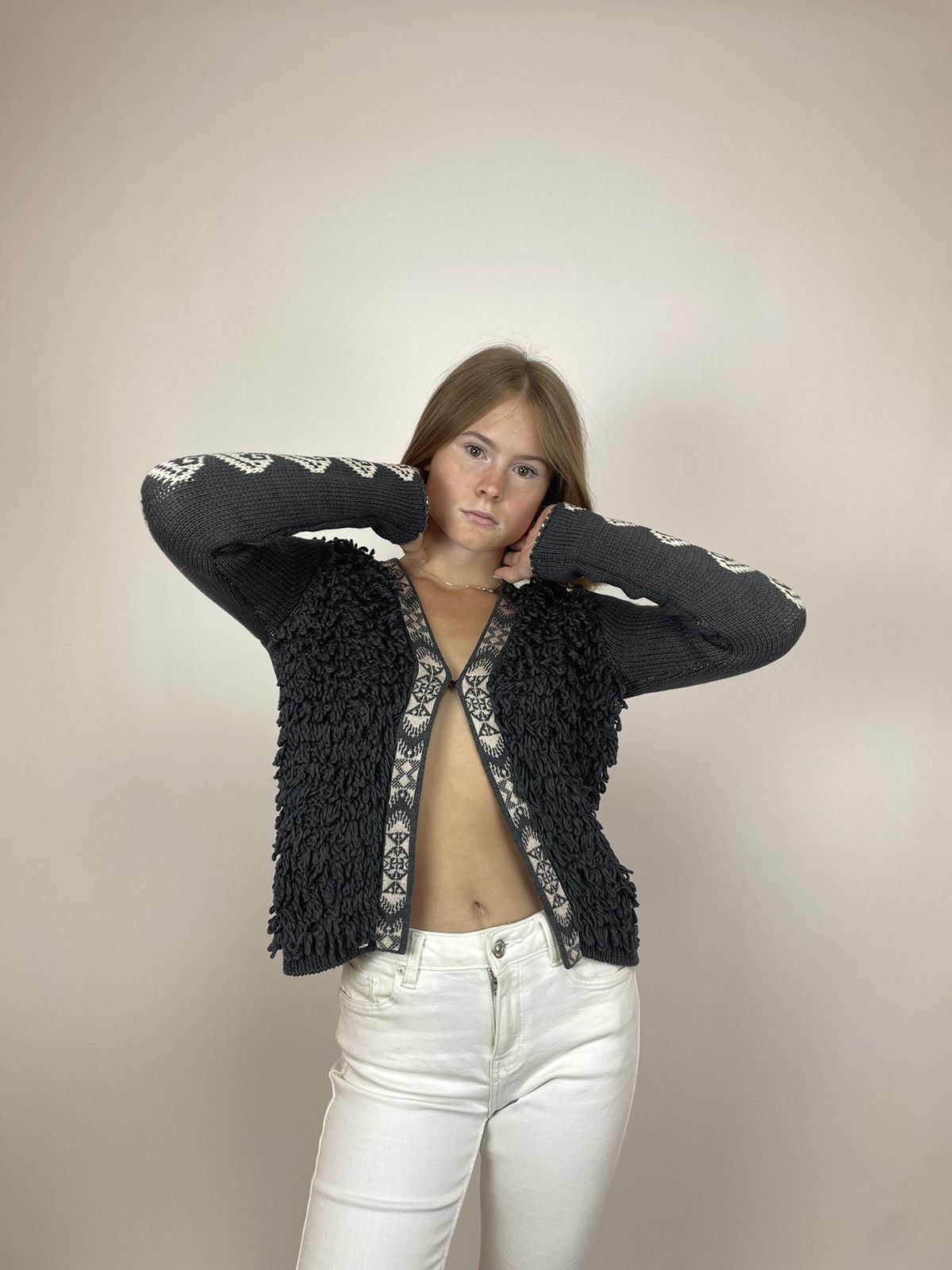 Japanese Brand odd molly cardigan Cozy cotton knit Womens size 0 Size XS / US 0-2 / IT 36-38 - 2 Thumbnail