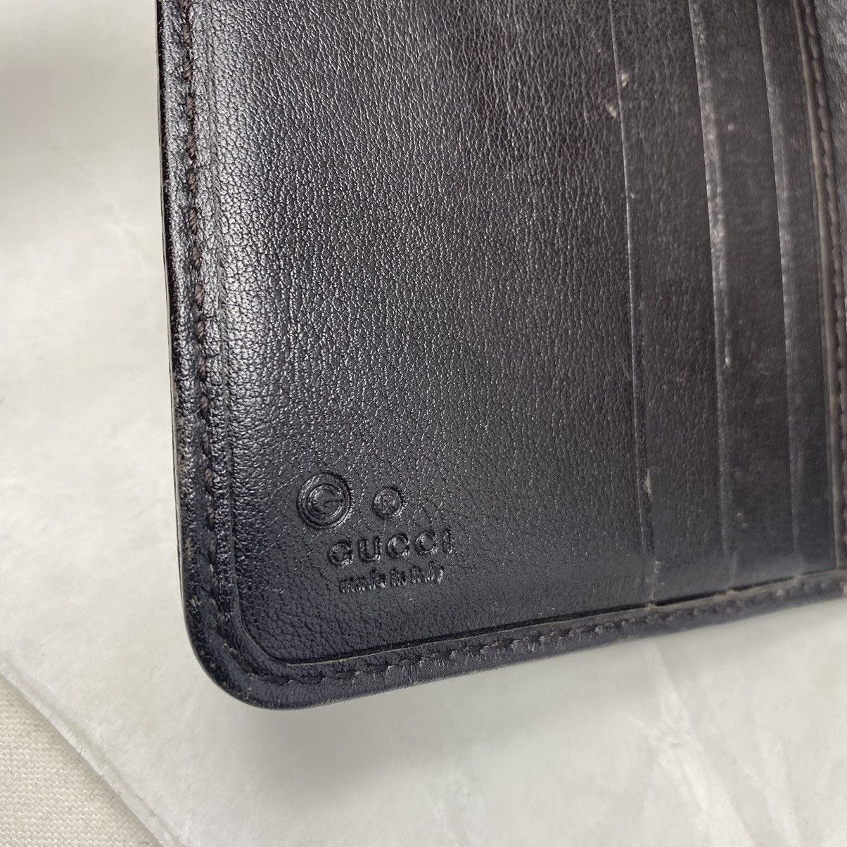 Gucci Gucci Monogram Zip Bi-Fold Wallet Size ONE SIZE - 6 Thumbnail