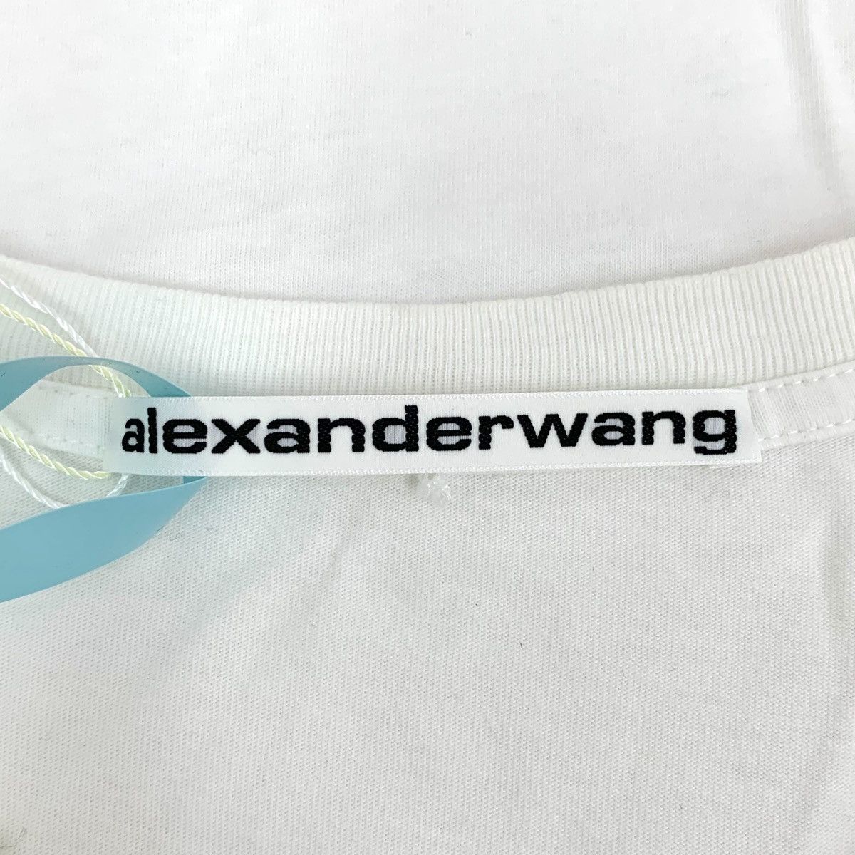 Alexander Wang Alexander Wang Logo Embroidered Short Sleeve T-Shirt K26WX Size S / US 4 / IT 40 - 5 Thumbnail