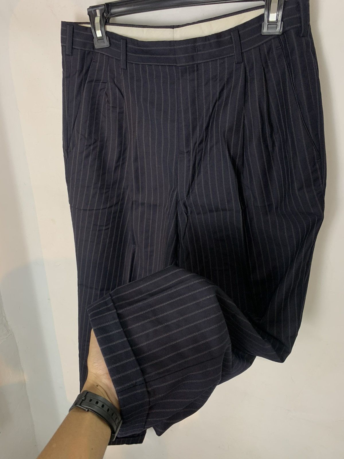 Givenchy Givenchy men stripe trousers casual pants Size US 30 / EU 46 - 2 Thumbnail