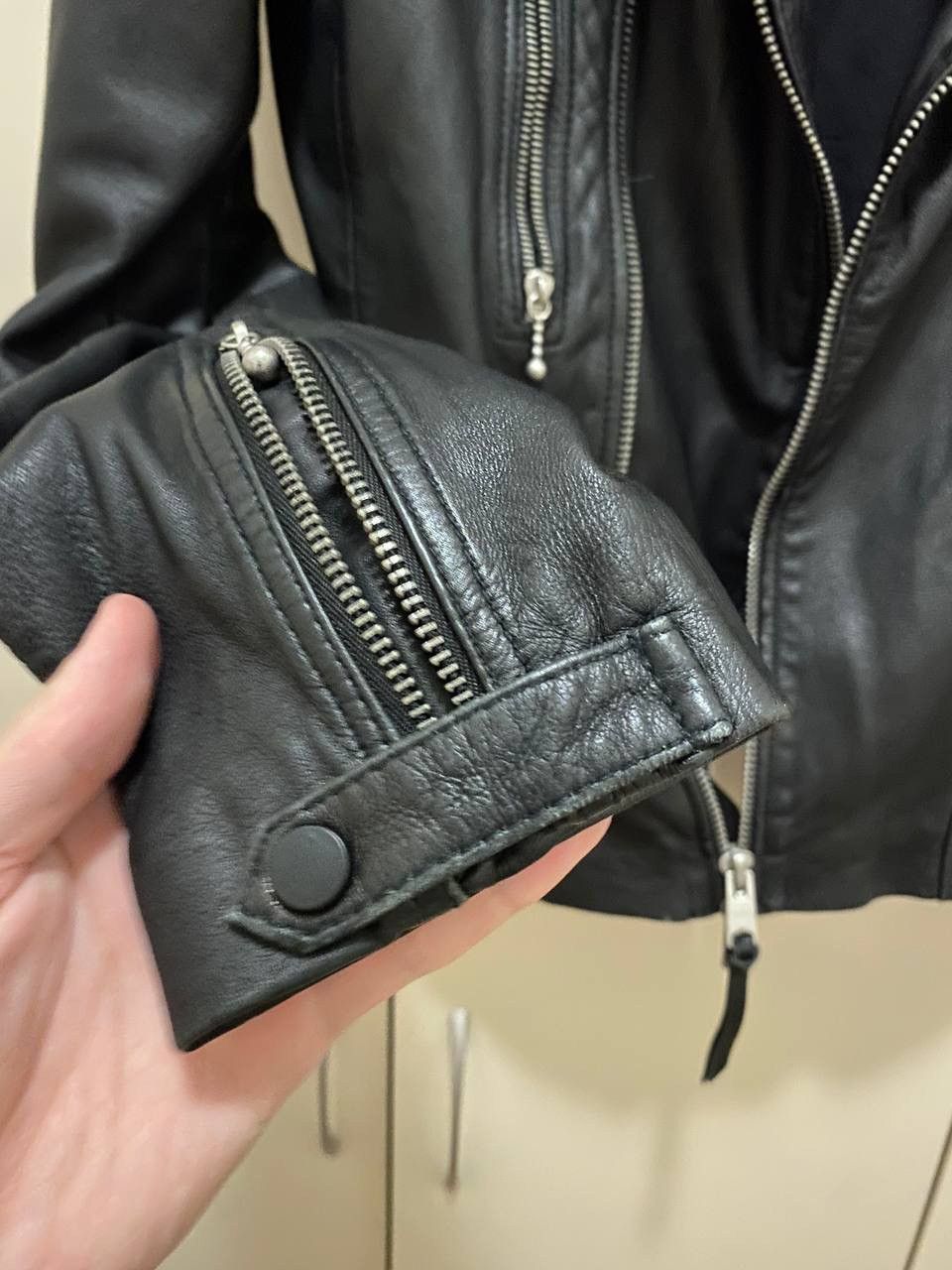 Allsaints Allsaints leather jacket overshirt streetwear hype Size US S / EU 44-46 / 1 - 12 Thumbnail