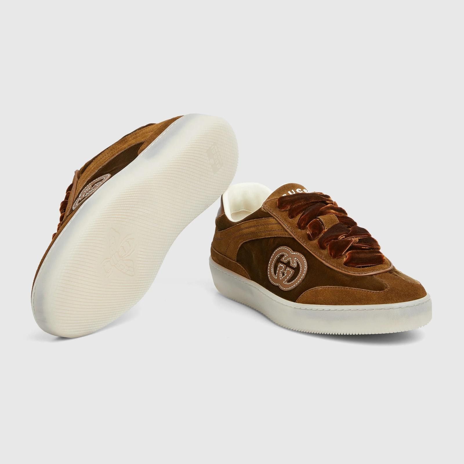 Gucci Gucci G75 Velvet Sneakers Size US 5 / IT 35 - 4 Thumbnail
