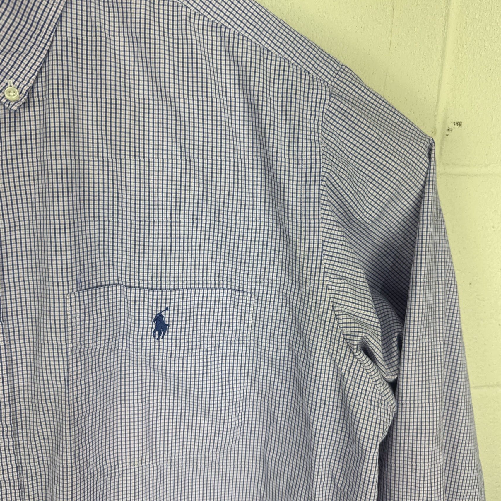 Polo Ralph Lauren Polo Ralph Lauren Long Sleeve Shirt Men's Yarmouth Oxford Button Down Check 17 Multicolor Regular Chest 54" Pony Logo Embroidered Barrel Cuff Size US XL / EU 56 / 4 - 5 Thumbnail