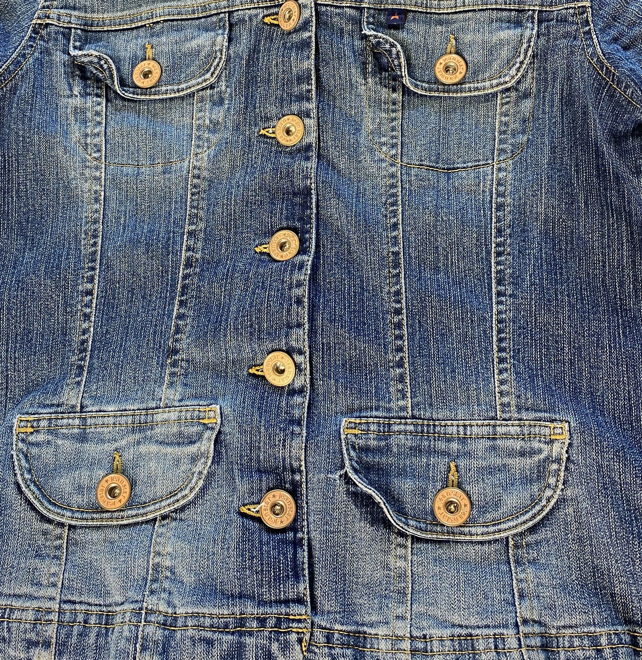 Other Woman casual denim jean blue distressed jacket blaizer L Size L / US 10 / IT 46 - 4 Thumbnail