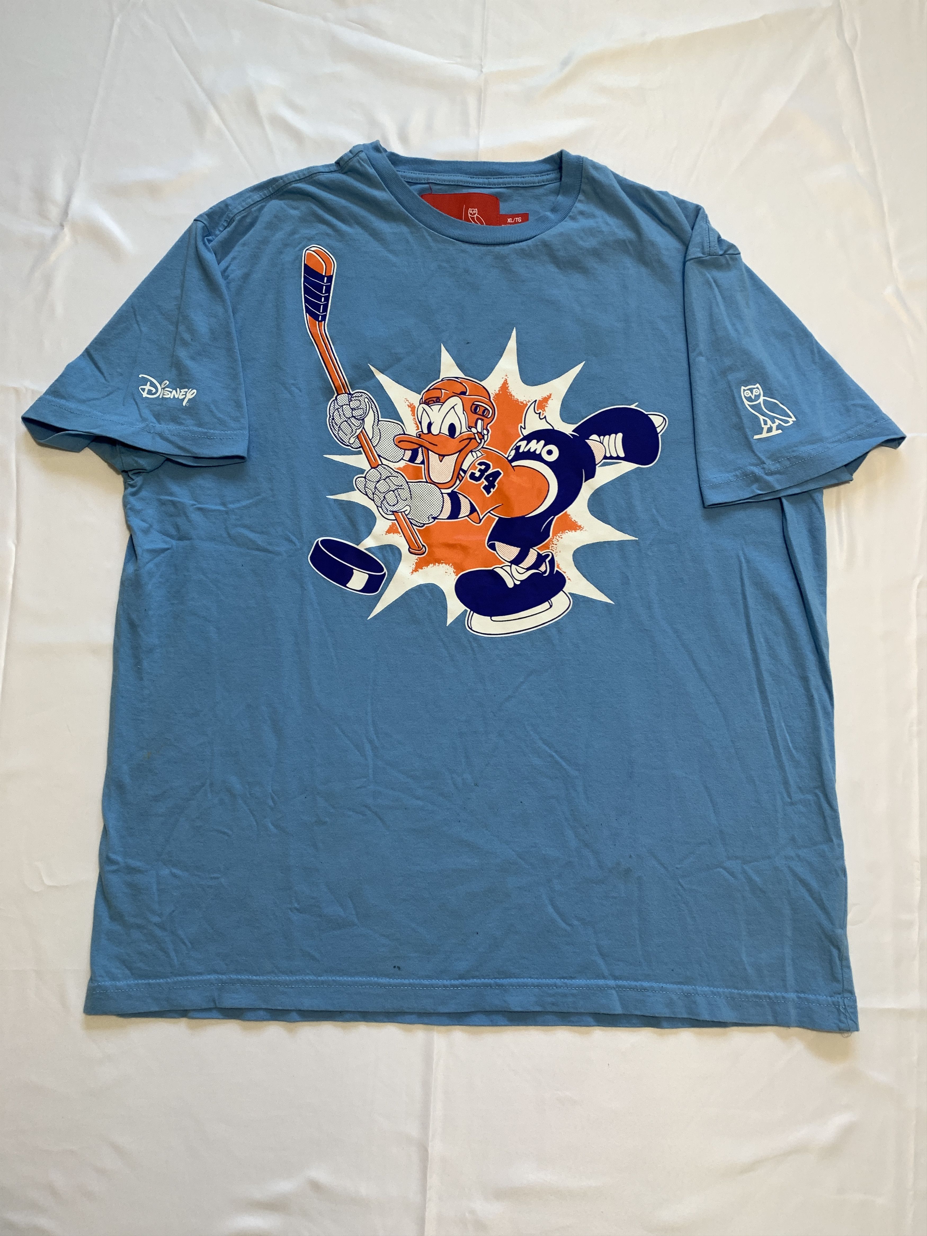 Disney OVO x Disney Donald "OWLS" T-shirt Size US XXL / EU 58 / 5 - 1 Thumbnail