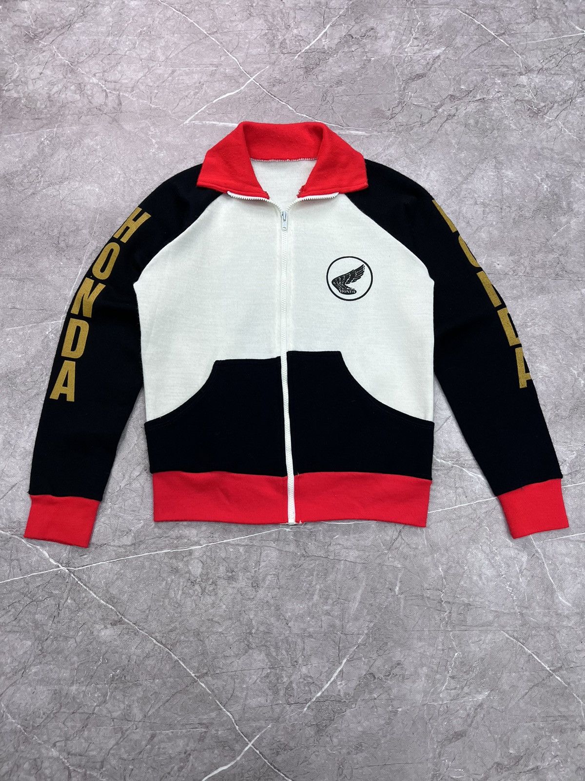 Honda × Vintage Vintage Honda Zip Hoodie Big Logo Y2K Style USA Car 00s Size US S / EU 44-46 / 1 - 1 Thumbnail