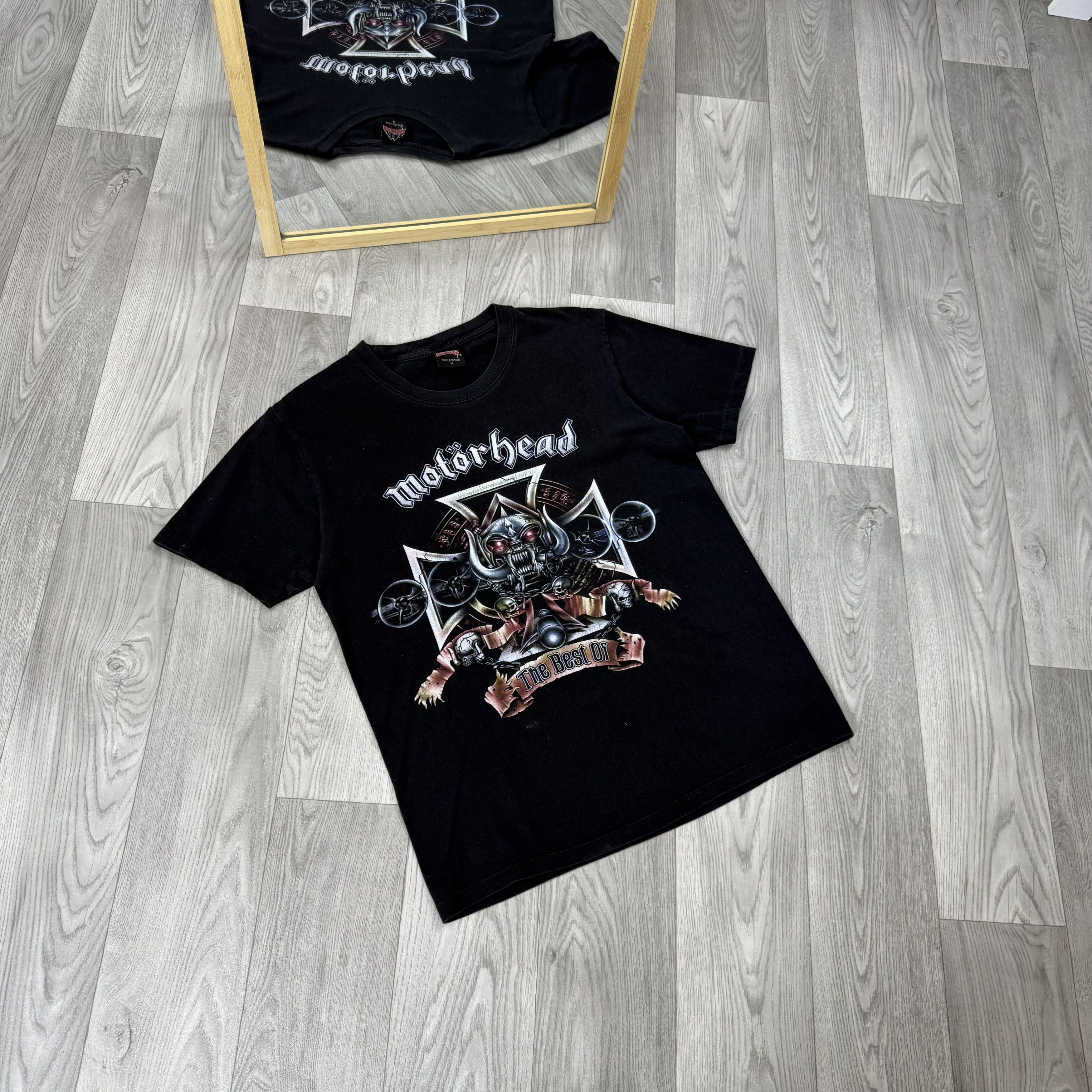 Vintage Vintage Motorhead 90s Rock Band Black Graphic Tee Shirt Size US M / EU 48-50 / 2 - 3 Thumbnail