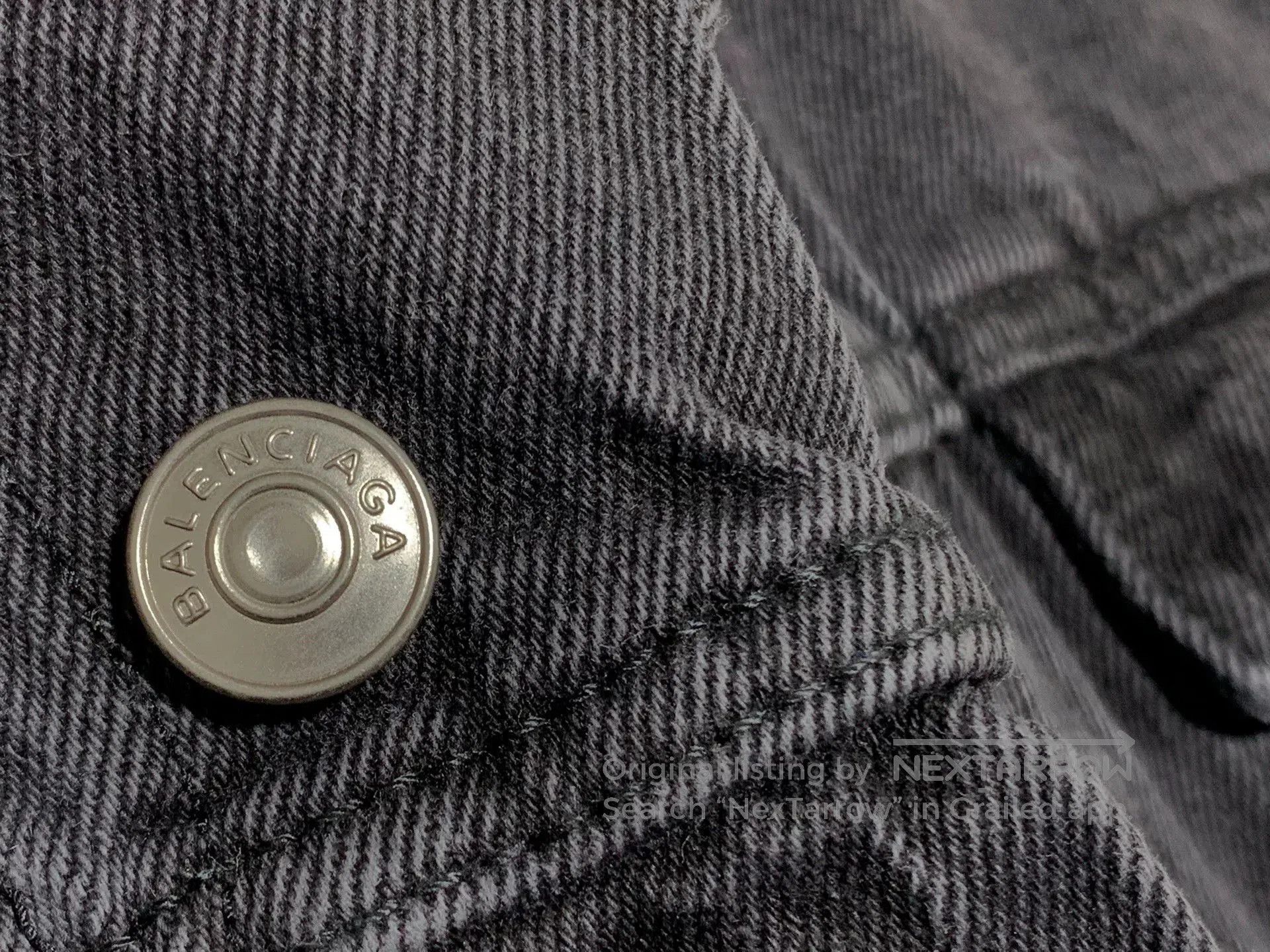 Balenciaga BALENCIAGA Men's Denim Casual Jacket. Size US M / EU 48-50 / 2 - 3 Thumbnail