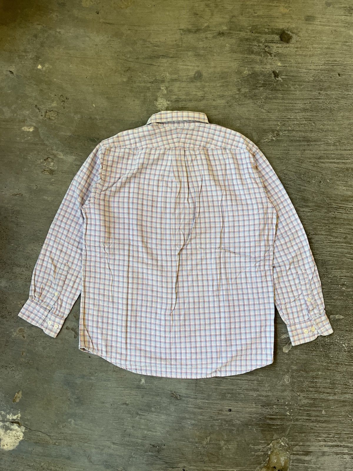 Designer × Flannel × Vintage Marie Claire Homme Plaid Flannel Shirt Size US L / EU 52-54 / 3 - 4 Thumbnail