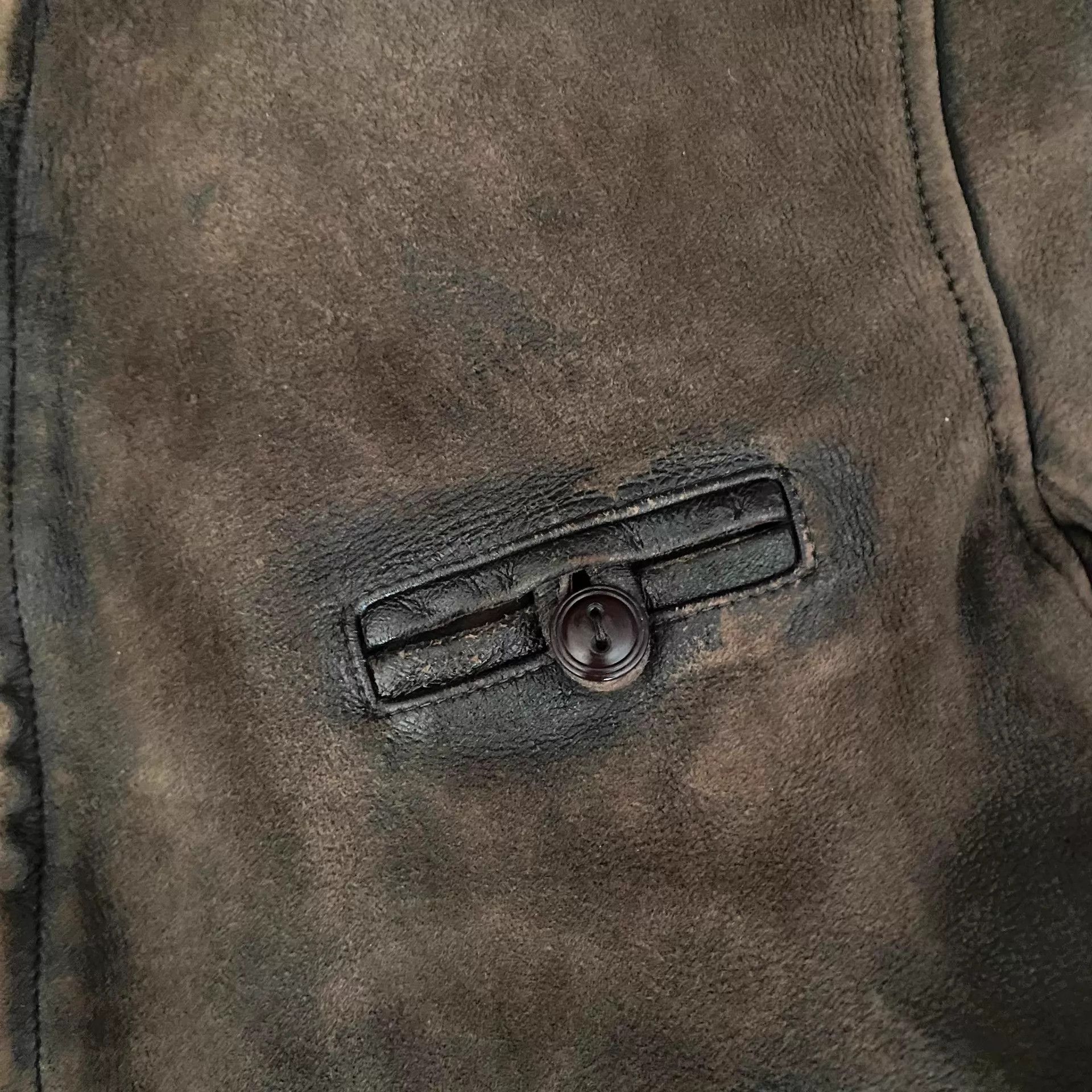 Levi's Levi's LVC 1940s Distressed Dark Brown Lambskin S Size US S / EU 44-46 / 1 - 5 Thumbnail