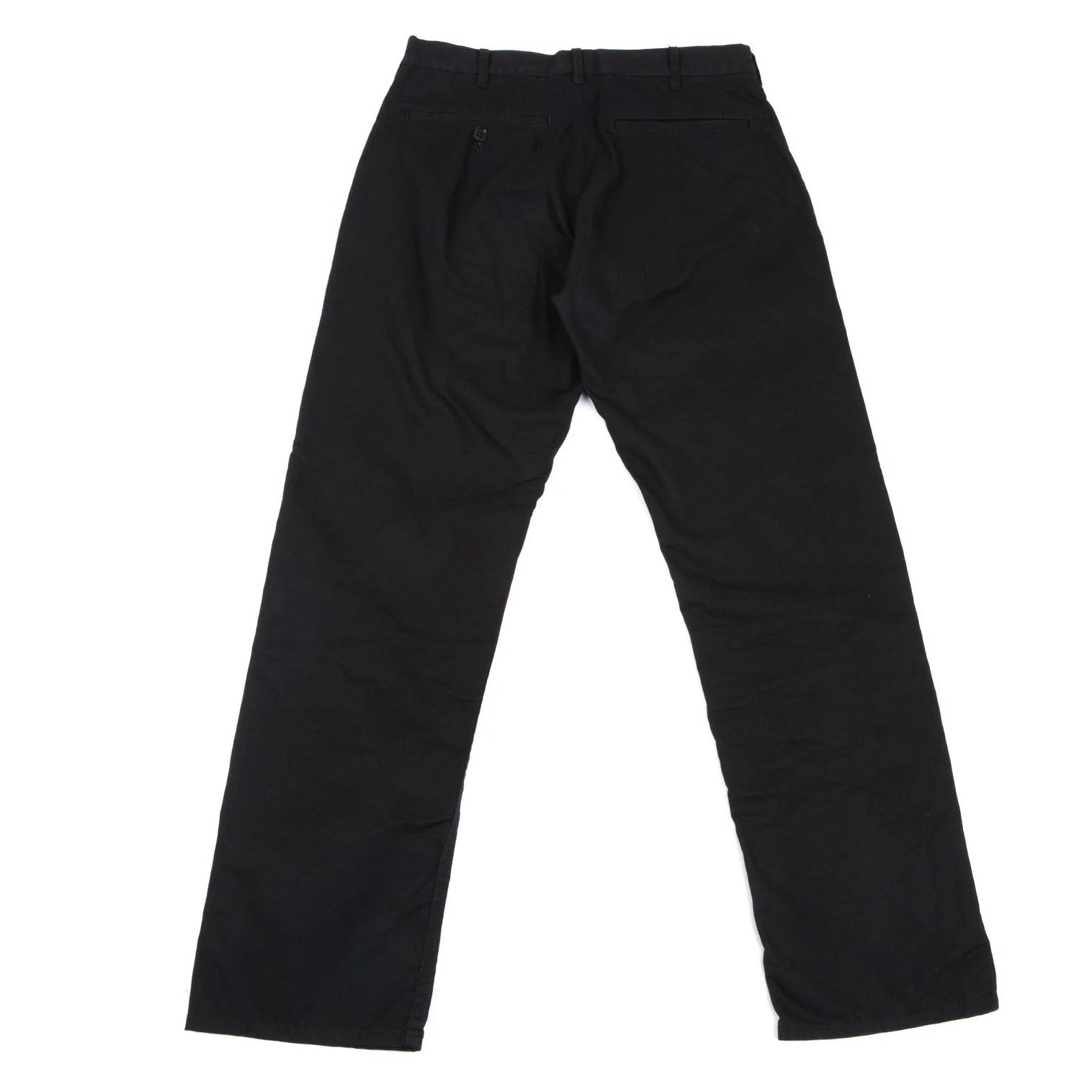 Comme des Garcons Homme Plus Cotton Straight Pants in Black Size S Size US 30 / EU 46 - 12 Thumbnail