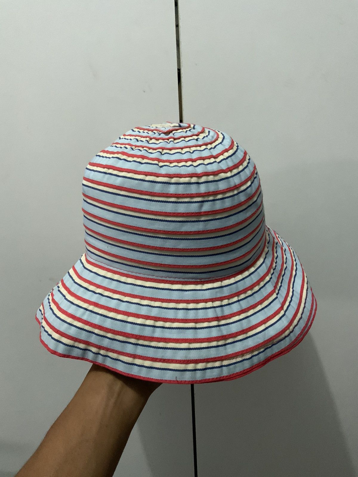 Vintage Striped Multicolor Unbrand Archive Streetwear Hat Size ONE SIZE - 4 Thumbnail