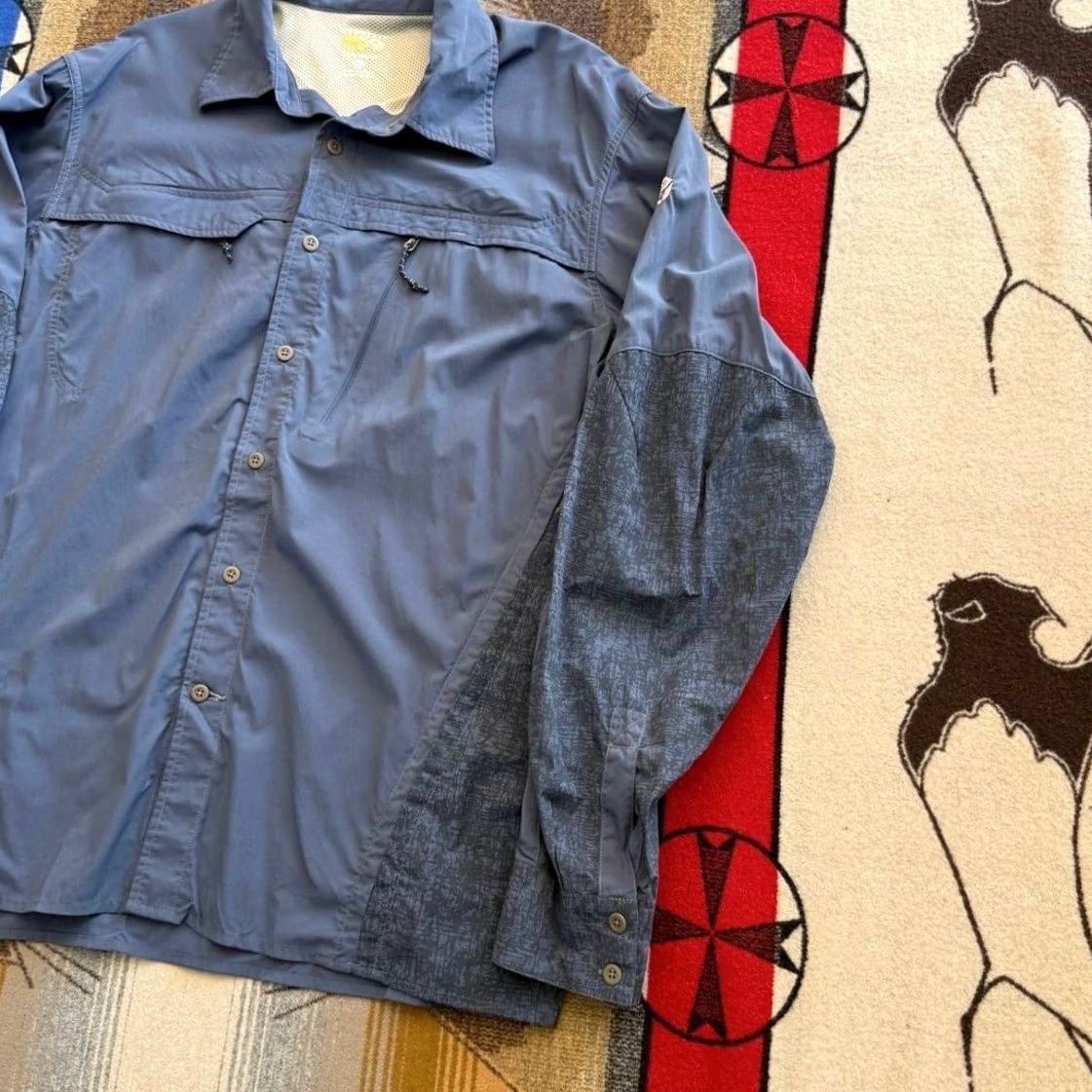 Mountain Hardwear Mountain Hardwear Shirt Mens L Blue Fishing Vented Long Sleeve Quick Dry Size US L / EU 52-54 / 3 - 3 Thumbnail