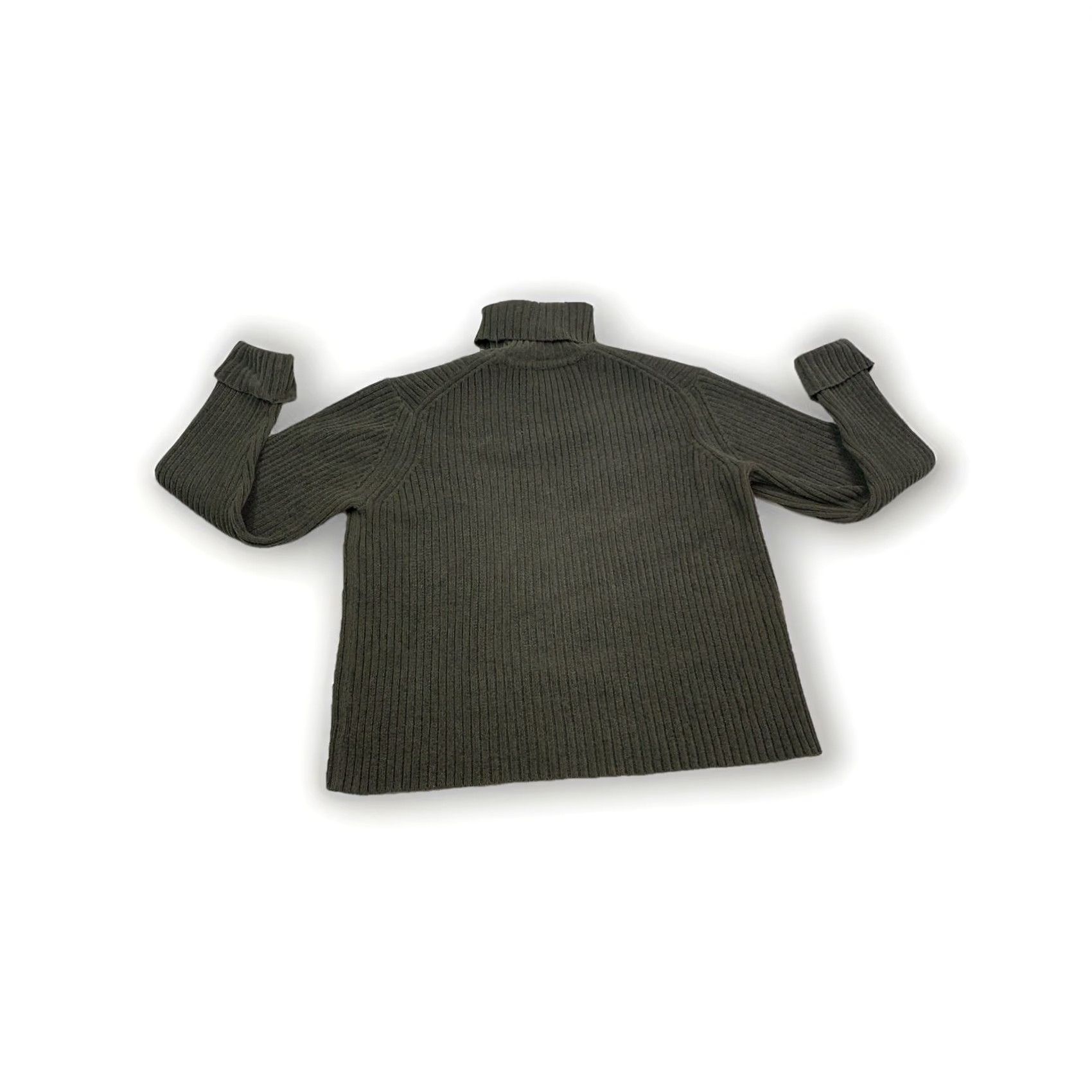 Eddie Bauer VINTAGE Eddie Bauer Sweater Green Turtle Neck Knit Pullover Women XL 90s Fall Winter (Casual) Size XL / US 12-14 / IT 48-50 - 3 Thumbnail