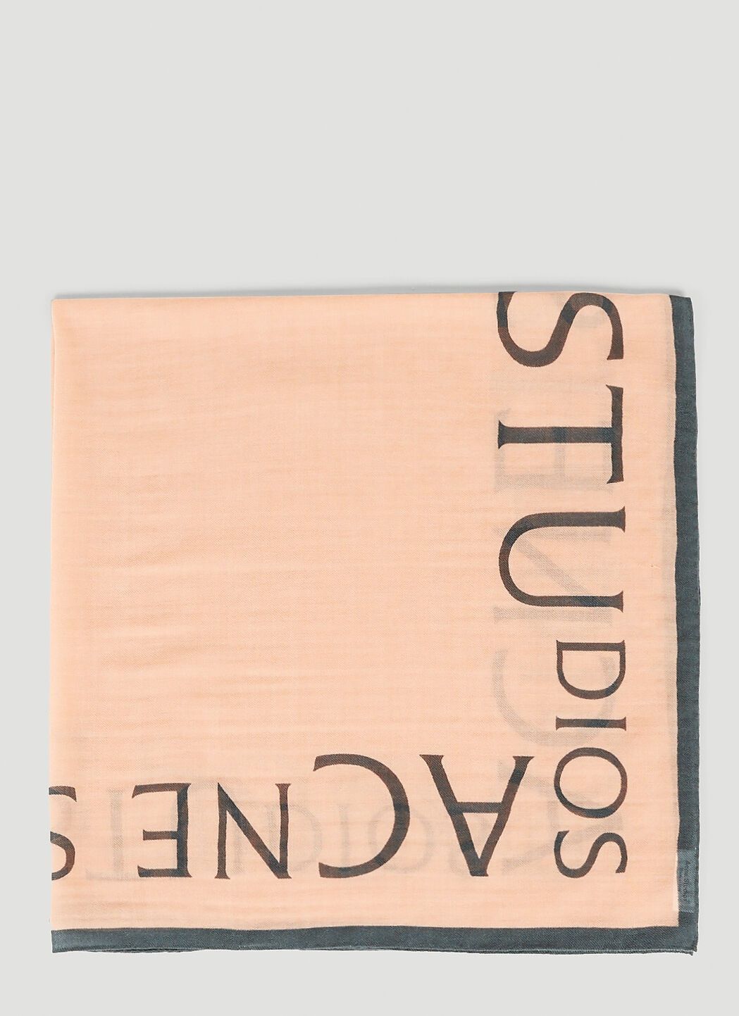 Acne Studios o1y0725 Size : OS / Logo-print Scarf in Pink Size ONE SIZE - 2 Thumbnail
