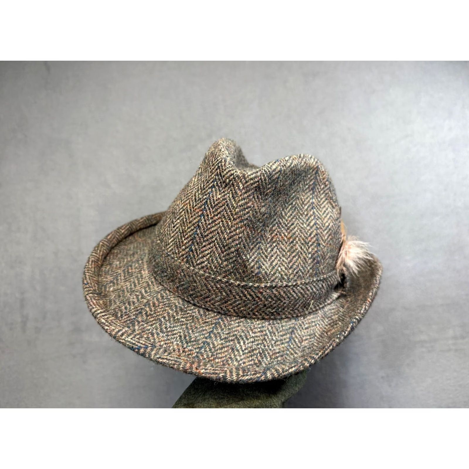CO VINTAGE Dunn & CO Wool Fedora Hat Mens 7 1/4 Gray Fedora Men 7 1/4 Gray Size ONE SIZE - 3 Thumbnail