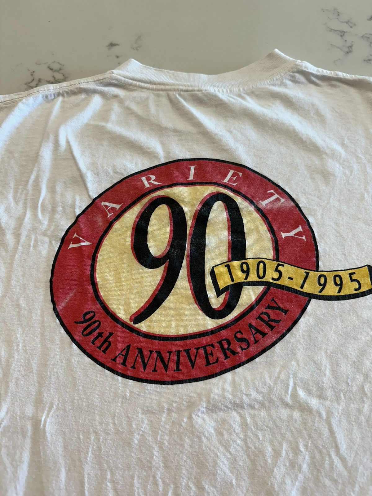 Vintage Vintage 1995 Variety Magazine Graphic T-Shirt L/XL Size US L / EU 52-54 / 3 - 1 Thumbnail