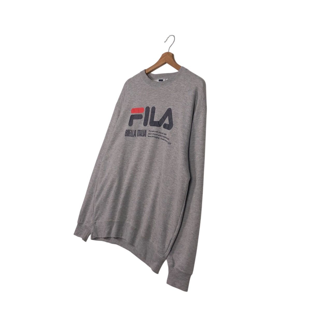 Japanese Brand 📌Vintage Sweatshirt Fila Big Logo Spell Out Size US L / EU 52-54 / 3 - 3 Thumbnail