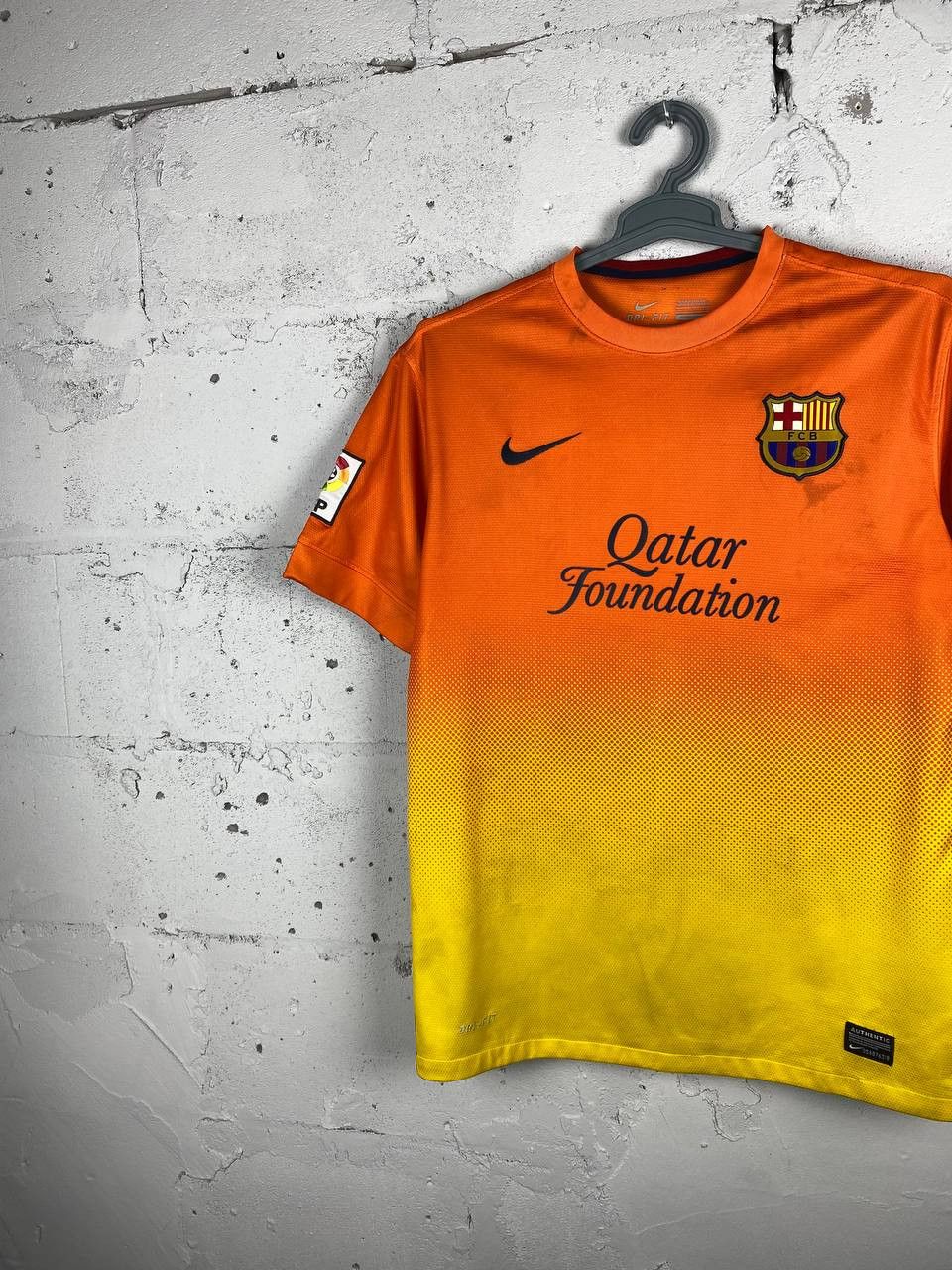 Nike Nike Barcelona 2012 2013 Away Football Shirt Soccer Jersey Size US L / EU 52-54 / 3 - 3 Thumbnail