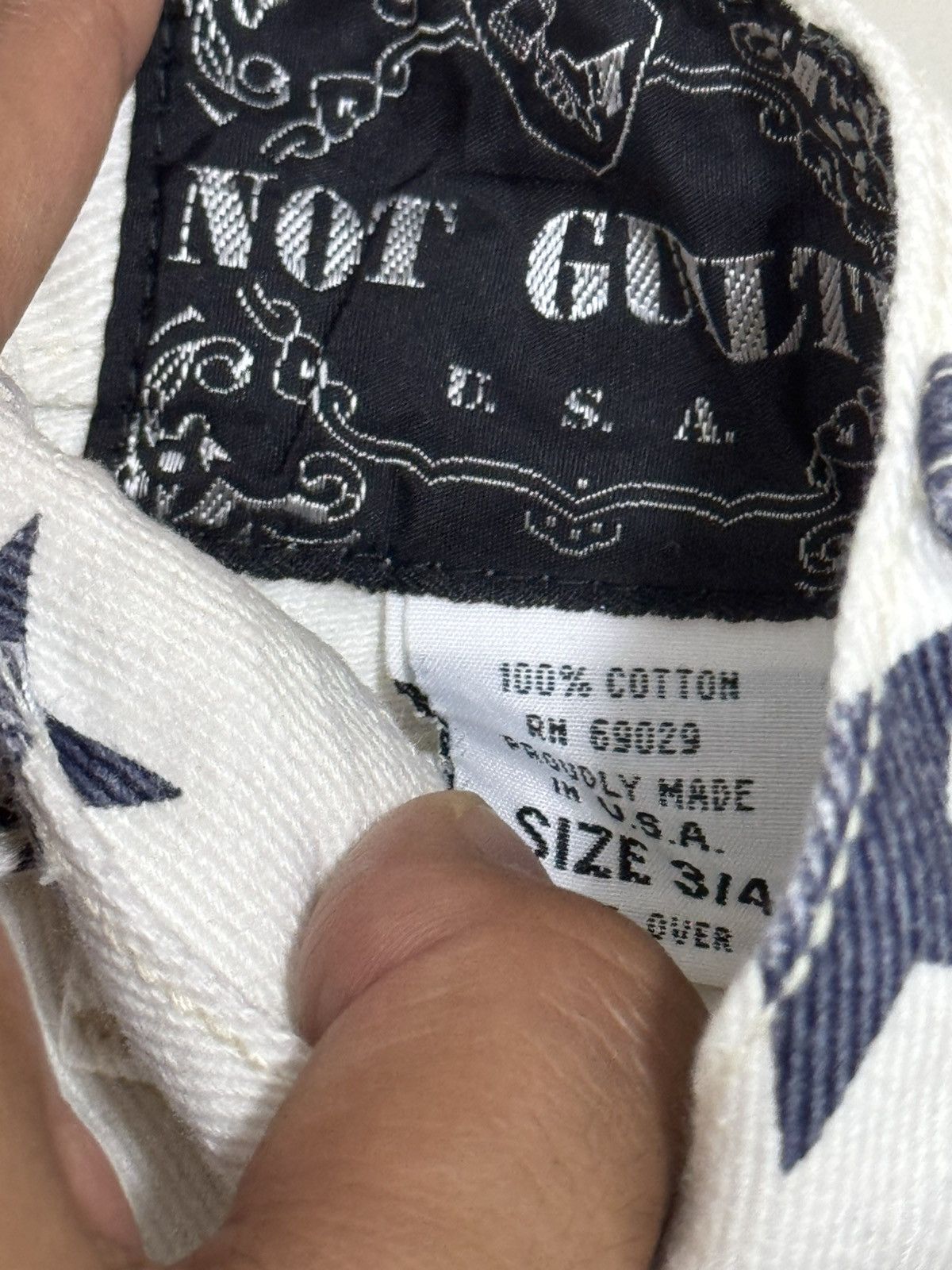 Other SHORPANT ZIP TALON USA NOT GUILTY USA RARE Size 24" / US 00 / IT 34 - 5 Thumbnail