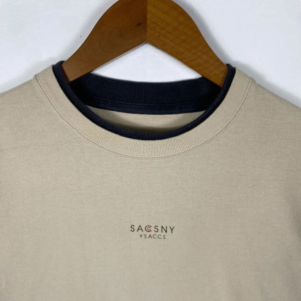 Designer SACSNY Y'SACCS Center Logo Double Layer Long Sleeve Size US L / EU 52-54 / 3 - 2 Thumbnail