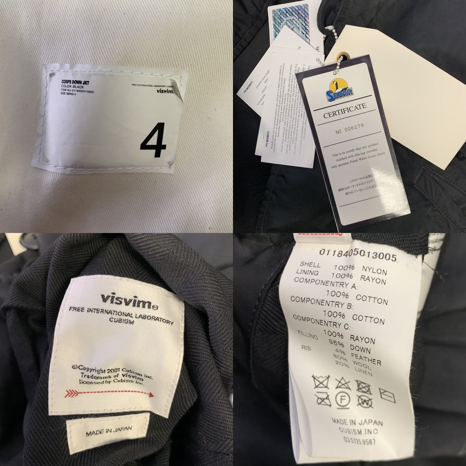 Visvim VISVIM Reversible Bomber Jacket Black Nylon Size L Size US L / EU 52-54 / 3 - 8 Thumbnail