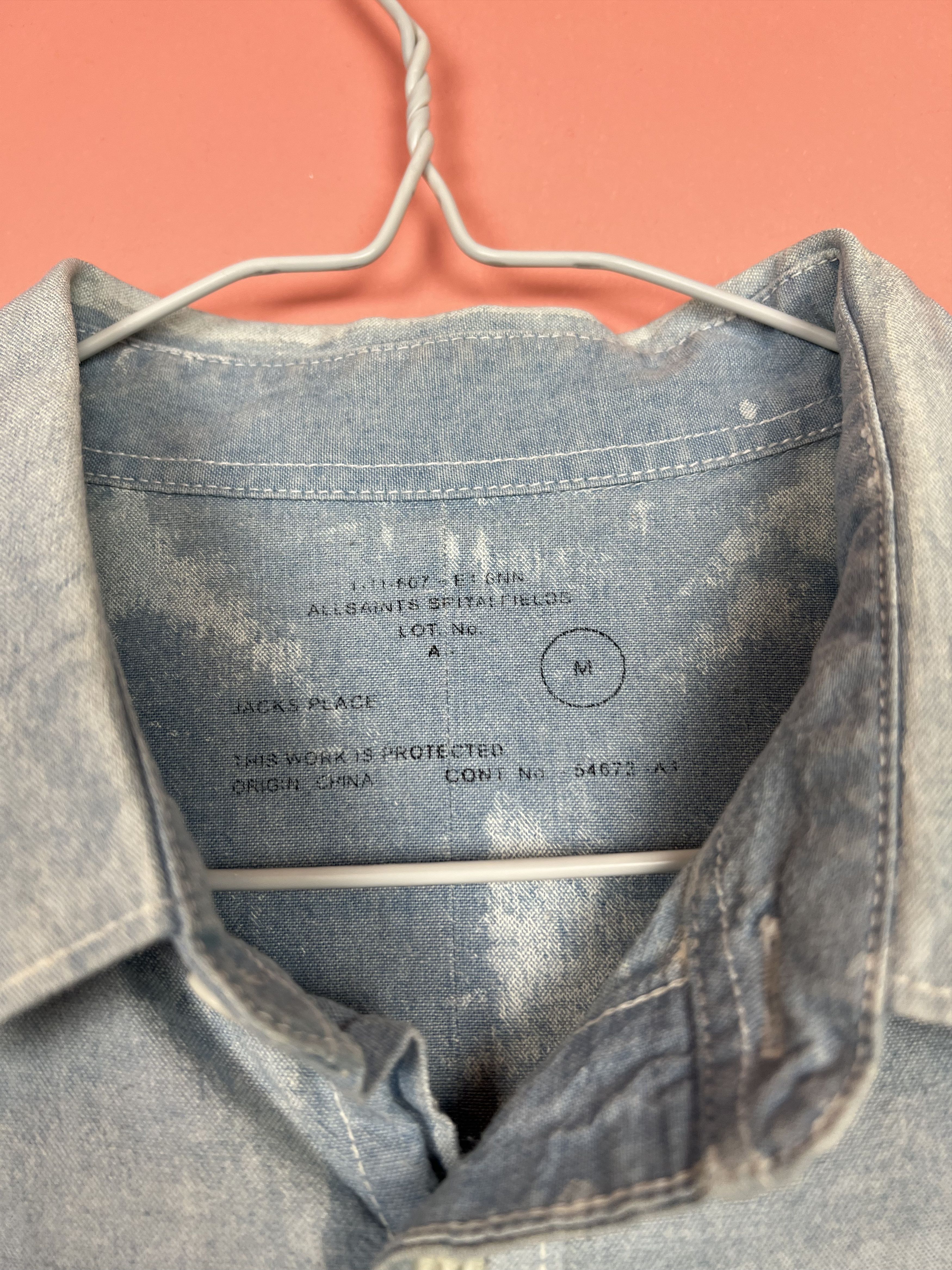 Allsaints Allsaints denim casual jeans overshirt vintage hype Size US M / EU 48-50 / 2 - 4 Thumbnail