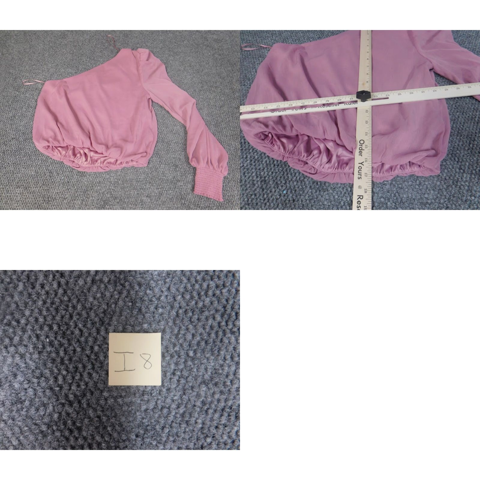 Vintage Flying Tomato Blouse Womens Small purple pullover off the shoulder Shirt Size S / US 4 / IT 40 - 8 Thumbnail