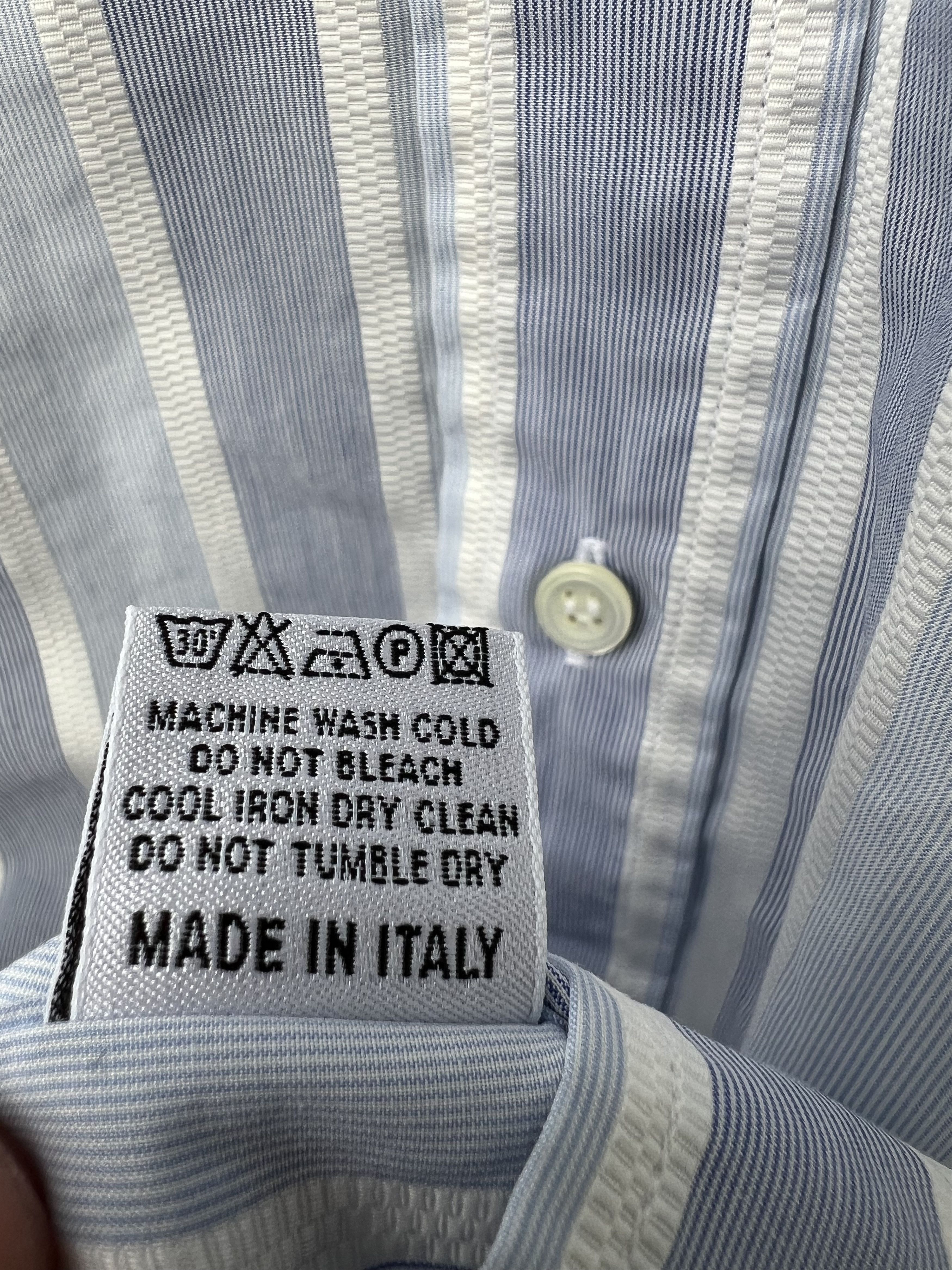 Canali Canali Shirt 15.5 Size US L / EU 52-54 / 3 - 5 Thumbnail