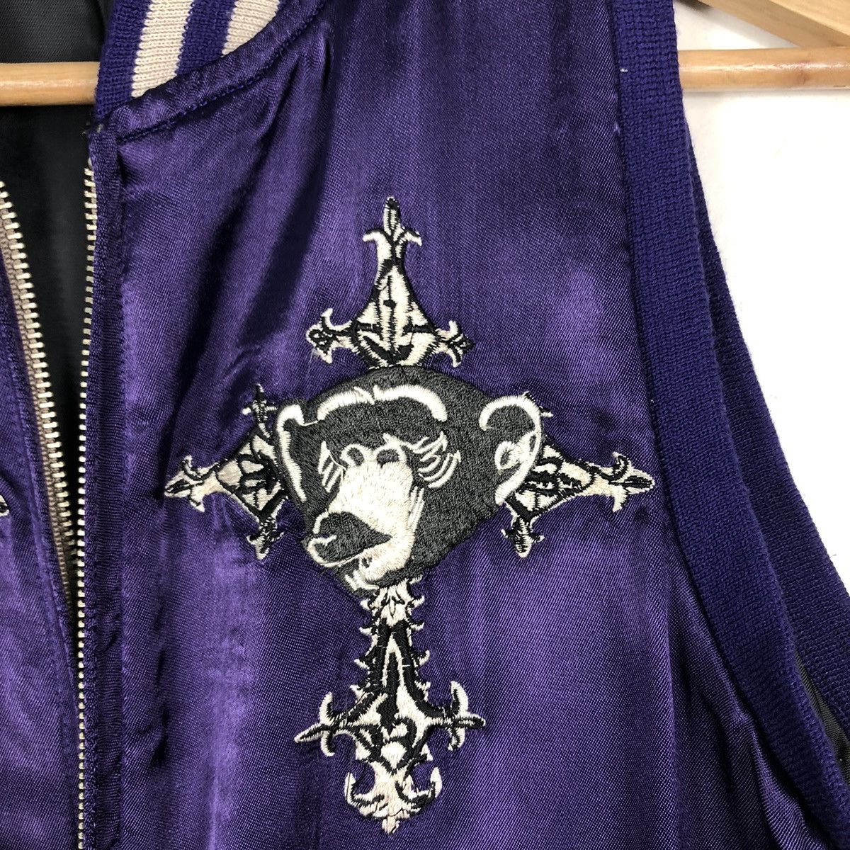Japanese Brand 🔥90’s Very Rare Tank Top Sukajan Japan Jacket Big Logo Size US M / EU 48-50 / 2 - 12 Thumbnail