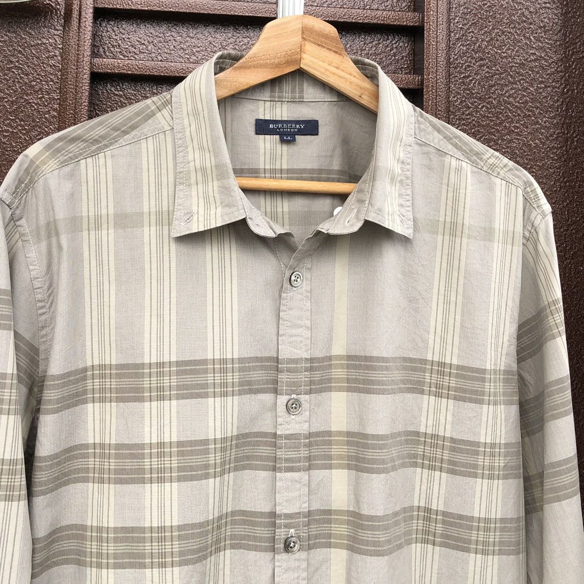 Burberry Burberry London Men’s Checked Long Sleeve Size US L / EU 52-54 / 3 - 3 Thumbnail