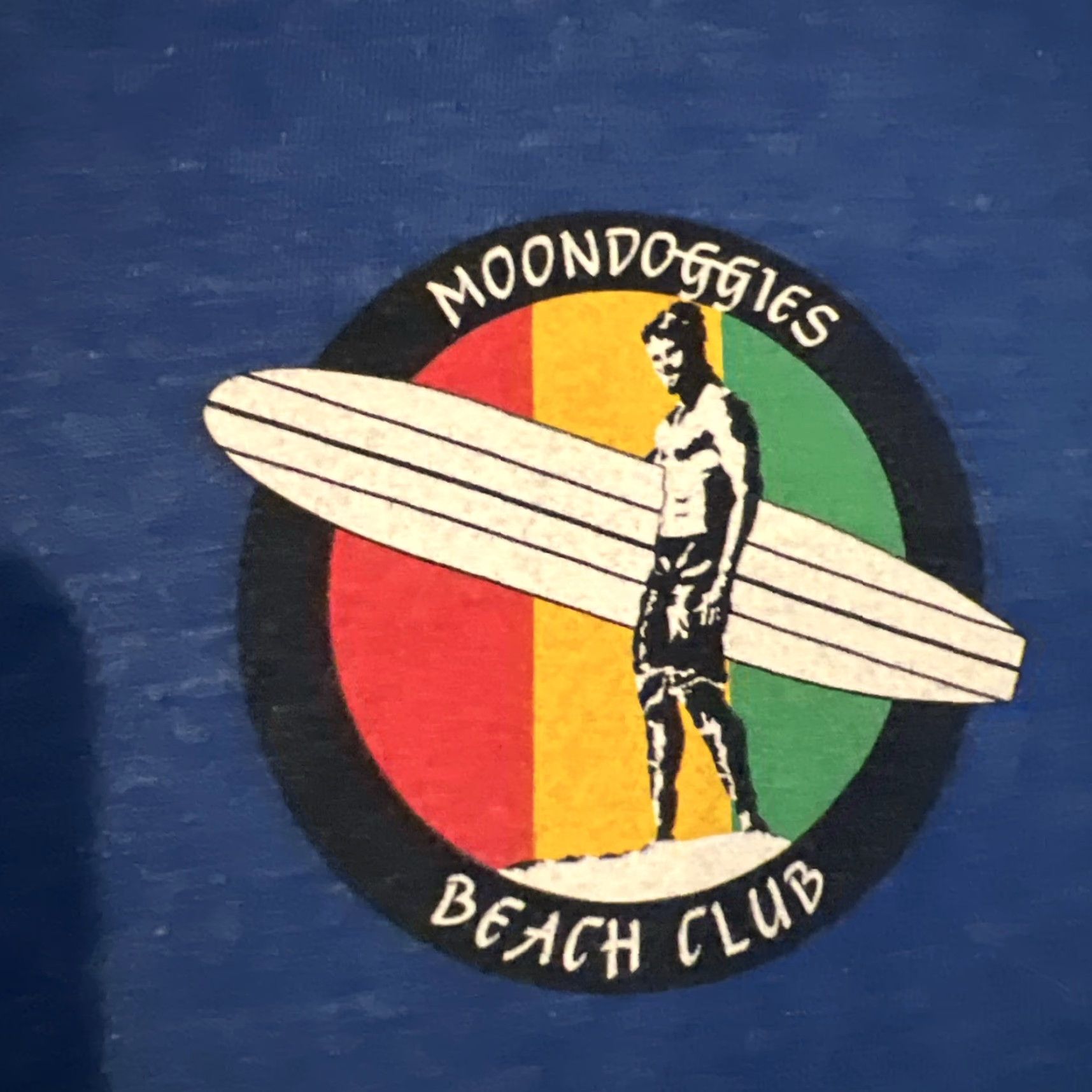 Vintage VINTAGE Moondoggies Beach Club Gidget Surfing Movie Surfer Shirt XL Blue Men Size US XL / EU 56 / 4 - 3 Thumbnail