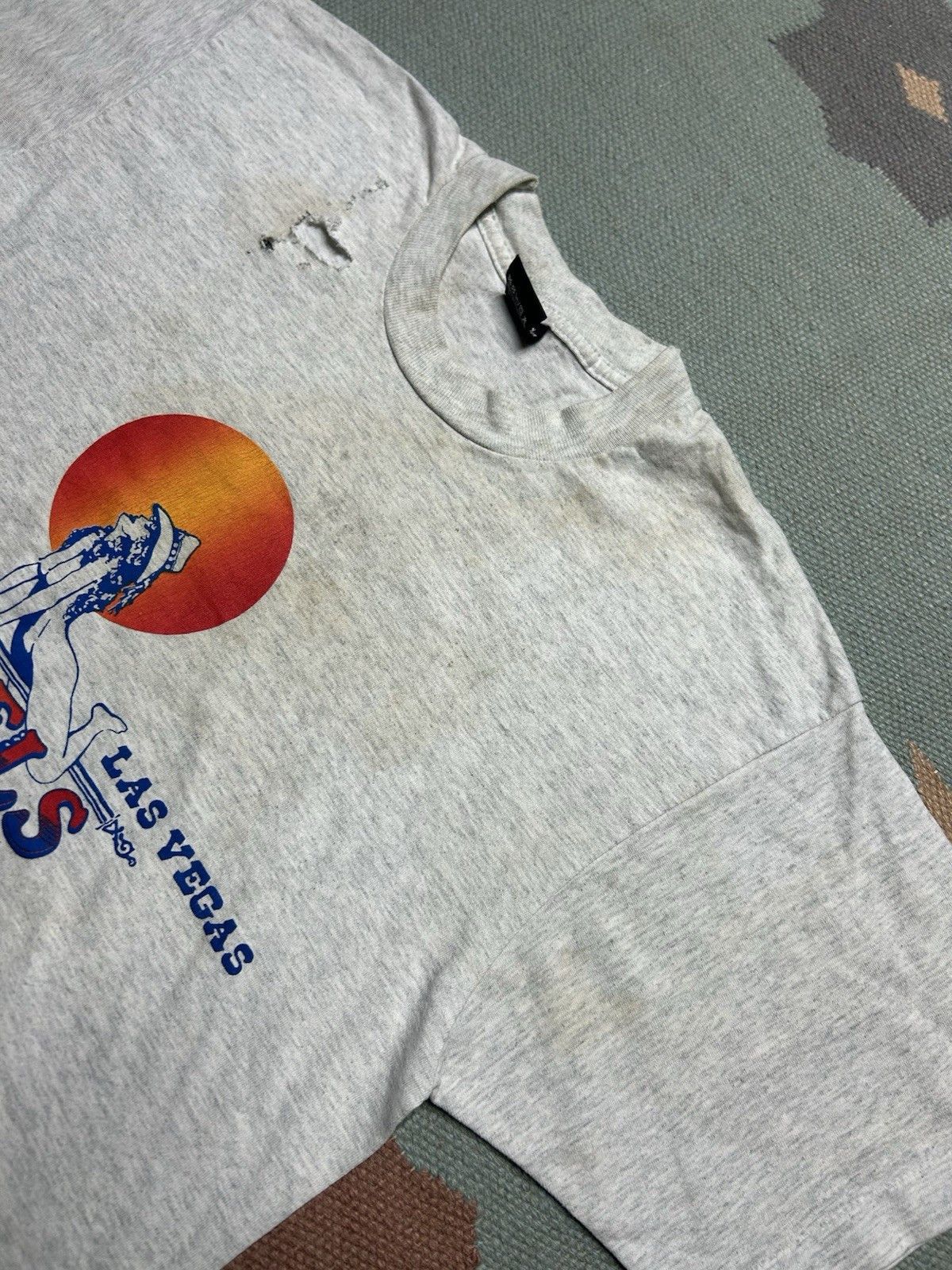 Vintage Vtg 80s t shirt Mabel’s whorehouse Las Vegas distressed larg Size US L / EU 52-54 / 3 - 5 Thumbnail