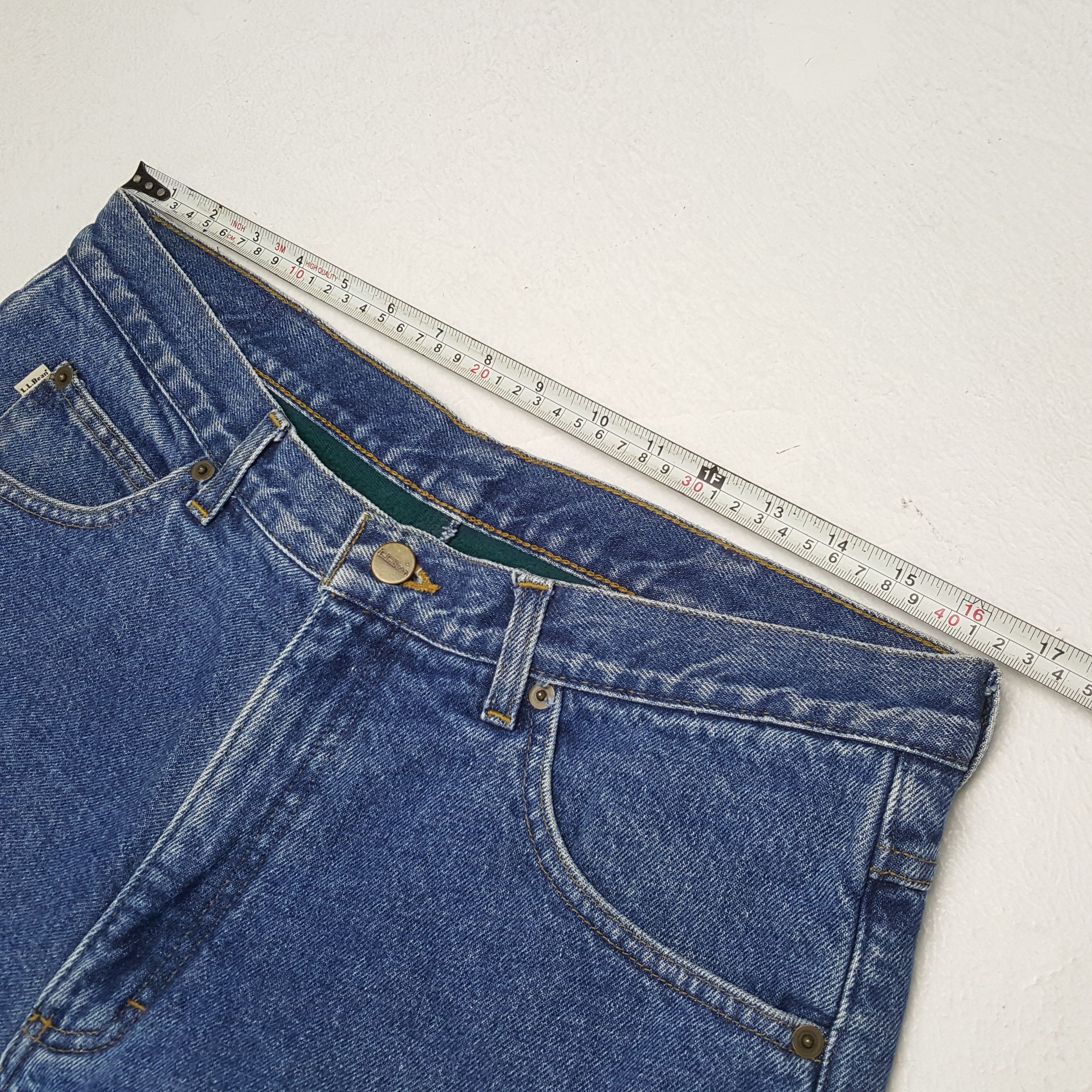 L.L. Bean × Vintage Vintage L.L. BEAN Streetwear Skateboard Style Denim Jean Size US 33 - 7 Thumbnail