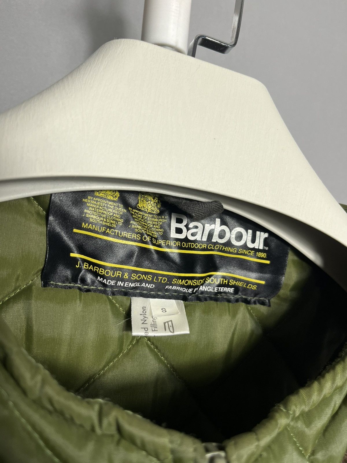 Barbour Barbour Quilted Gilet Vest Mens Hunting Vintage Olive suede Size US S / EU 44-46 / 1 - 4 Thumbnail