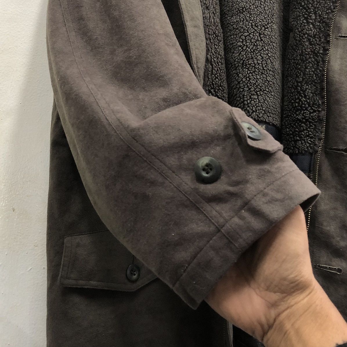 Gianni Valentino Gianni Valentino Limited Velvet Lined Fleece Coat Jacket Size US L / EU 52-54 / 3 - 9 Thumbnail