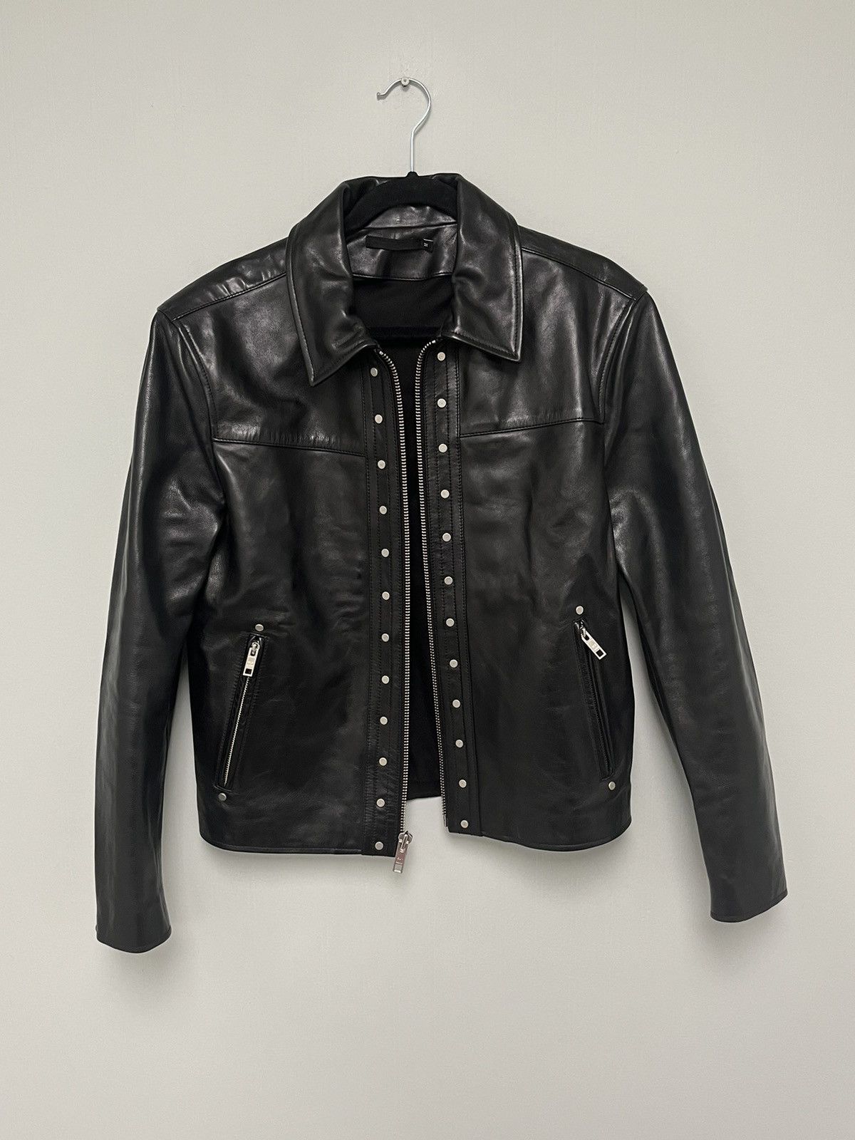 Blk Dnm Studded Leather Jacket. Medium Size US M / EU 48-50 / 2 - 8 Thumbnail