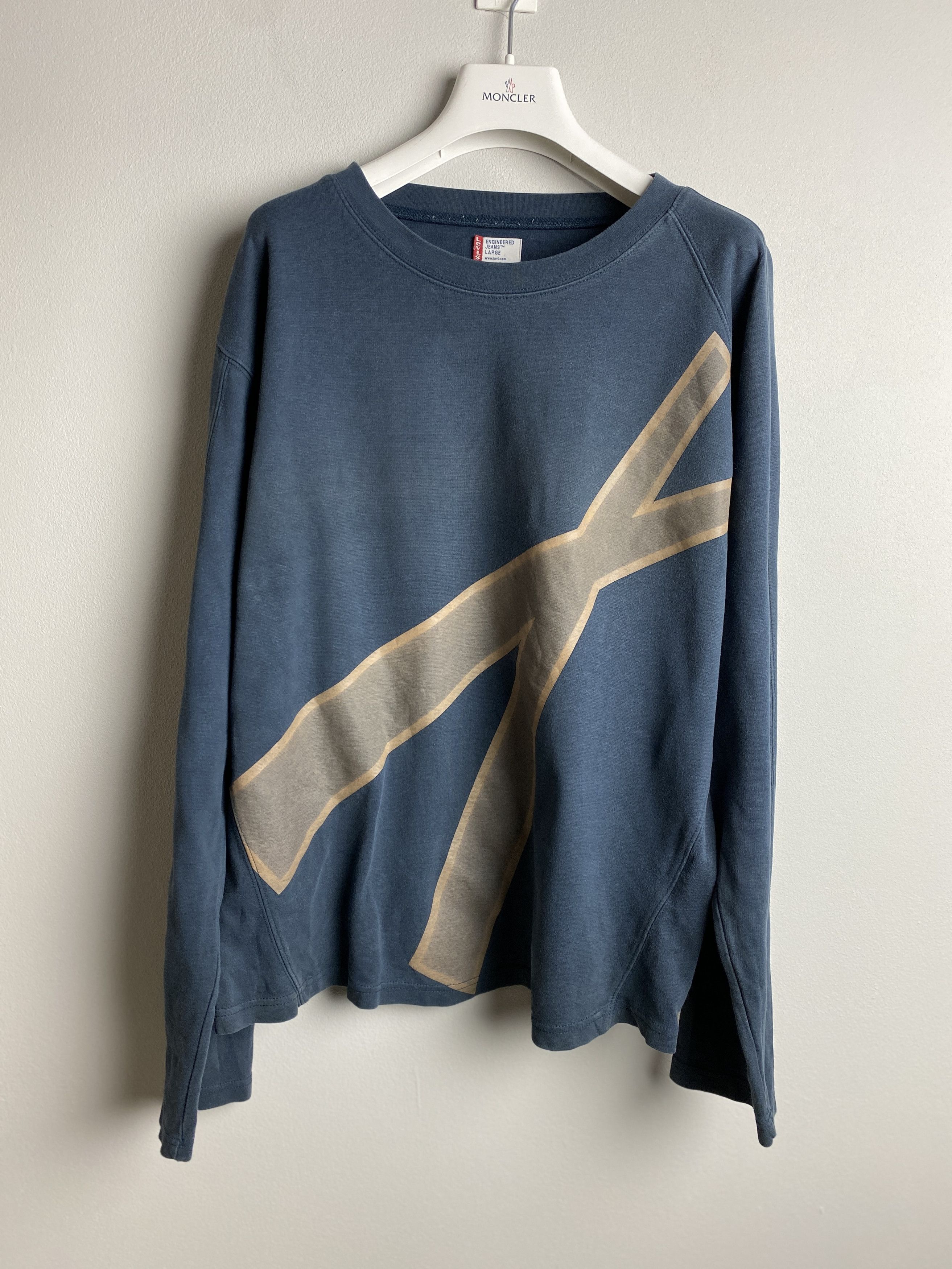 Levi's × Levi's Vintage Clothing Levi's long sleeve t-shirt tee big logo Size US L / EU 52-54 / 3 - 1 Thumbnail