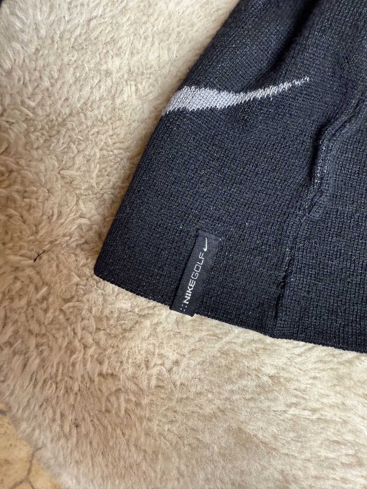 Nike Vintage Nike Reversible Beanie Big Logo Size ONE SIZE - 6 Thumbnail
