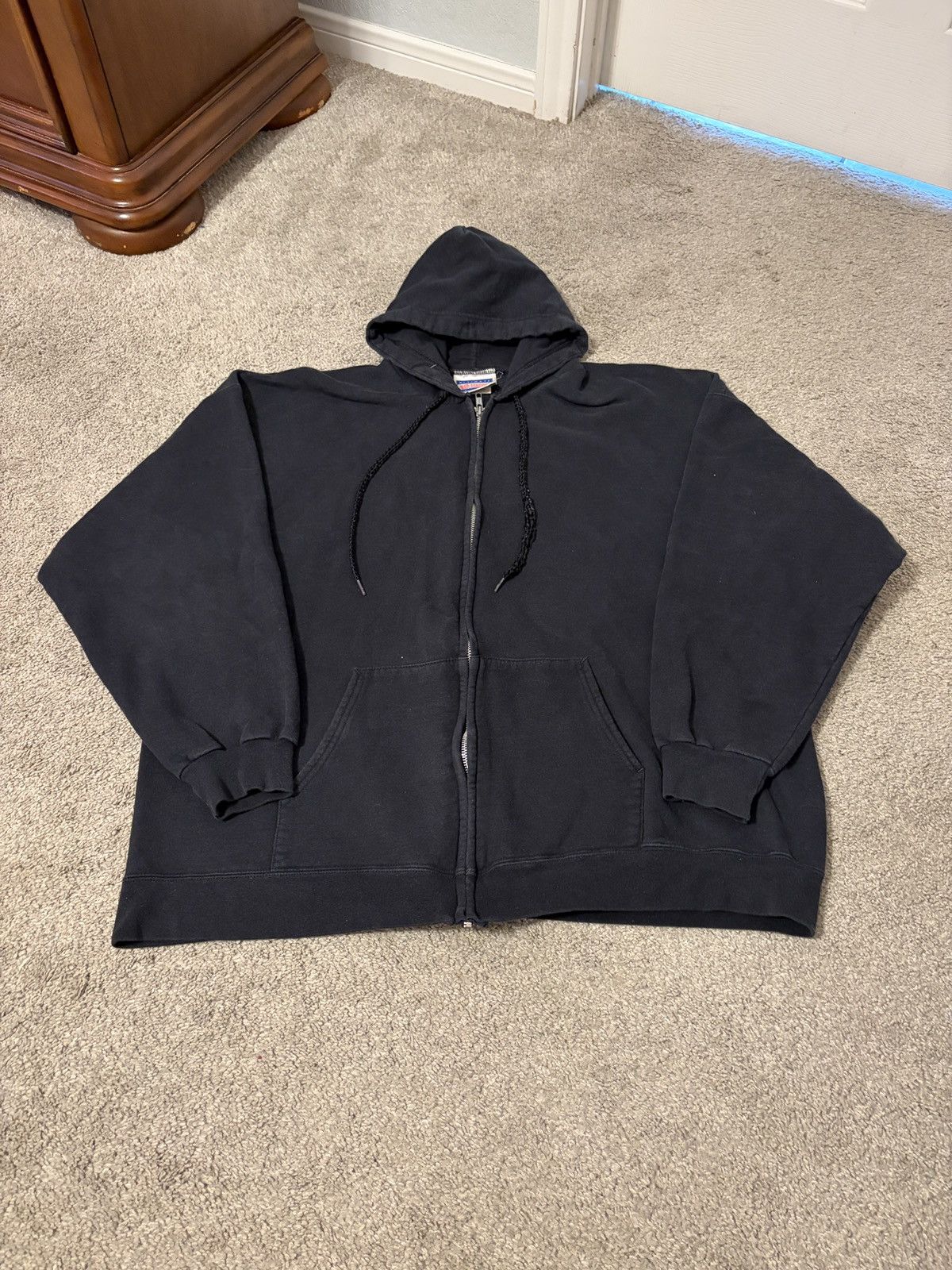Hanes Vintage Y2K Hanes Ultimate Cotton Hoodie Fleece Lined XL Size US XL / EU 56 / 4 - 1 Thumbnail