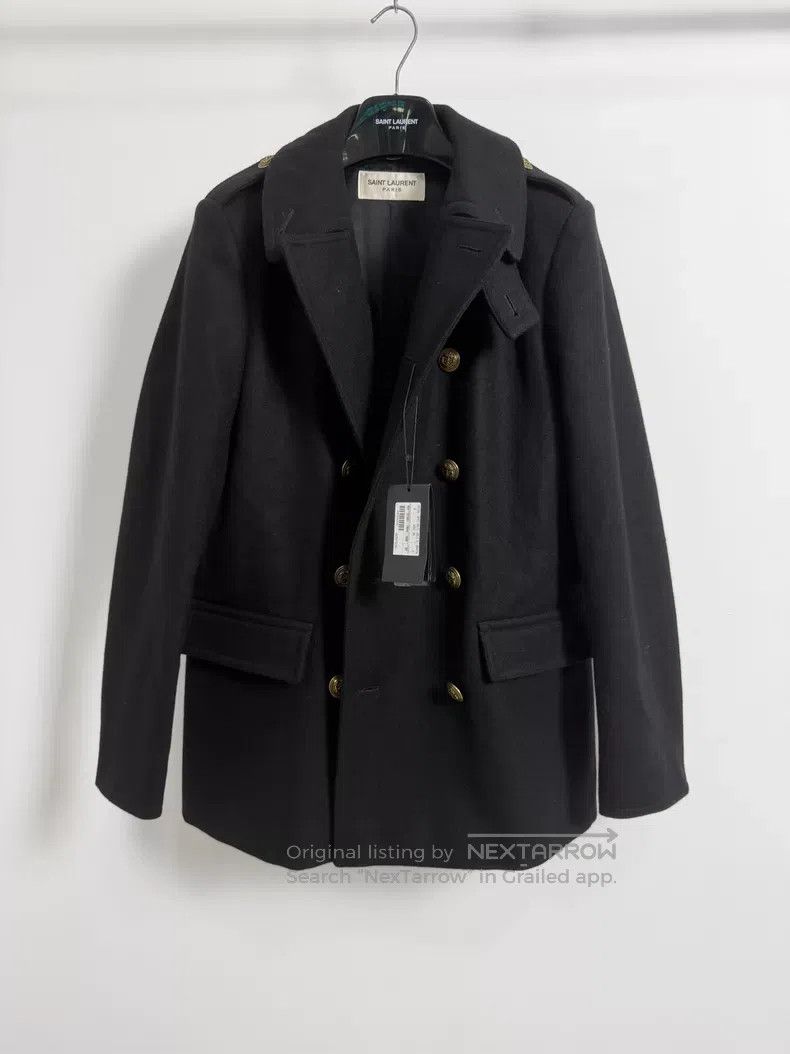 Saint Laurent Paris Saint Laurent Paris Double-row gold anchor buttons black n Size US M / EU 48-50 / 2 - 2 Thumbnail
